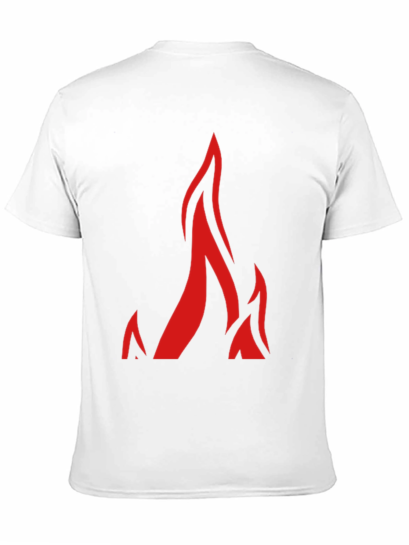 Bold Flame Graphic Black T-Shirt - Modern Streetwear Style