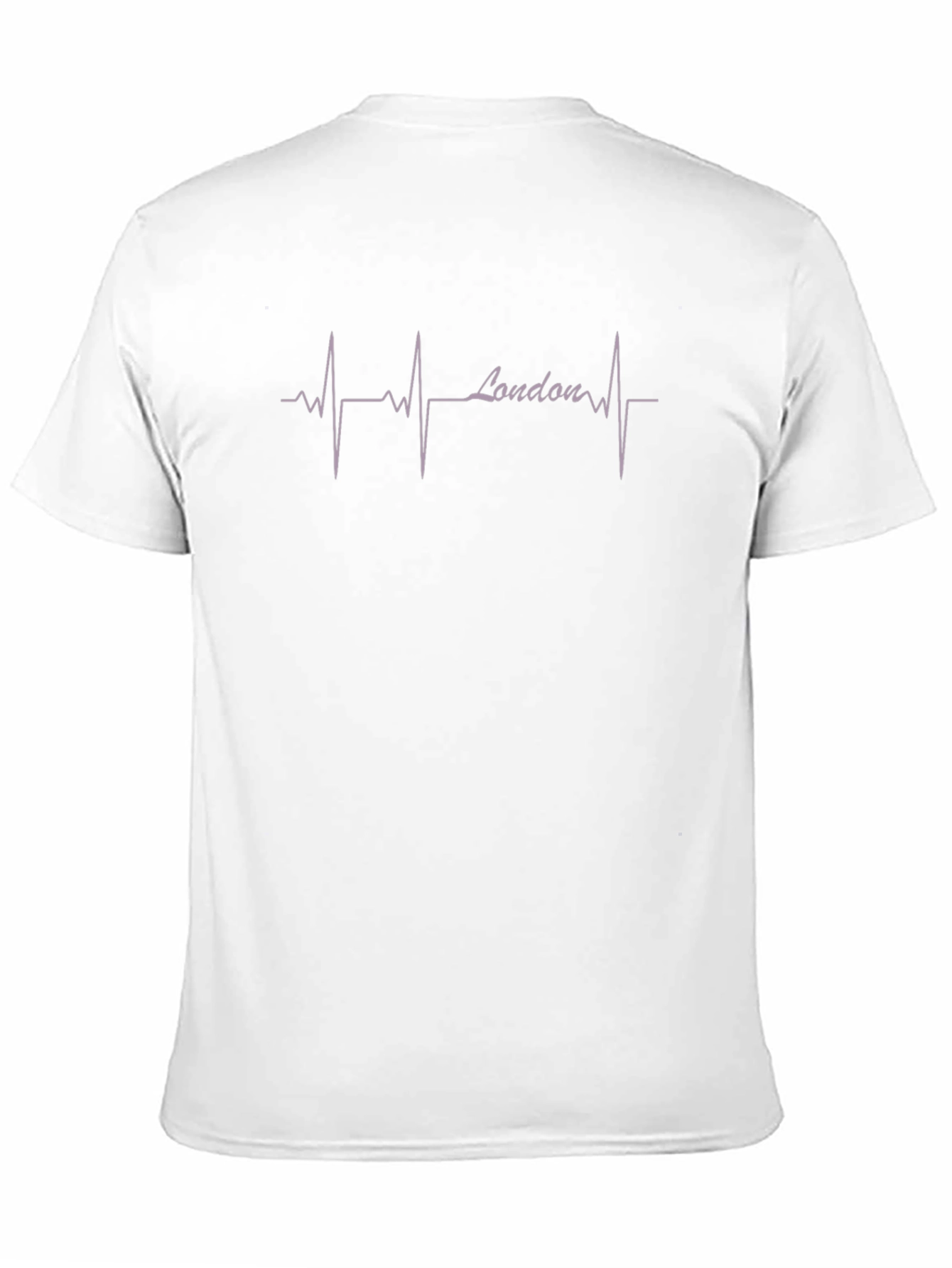 London Heartbeat Graphic Tee - Black Casual T-Shirt