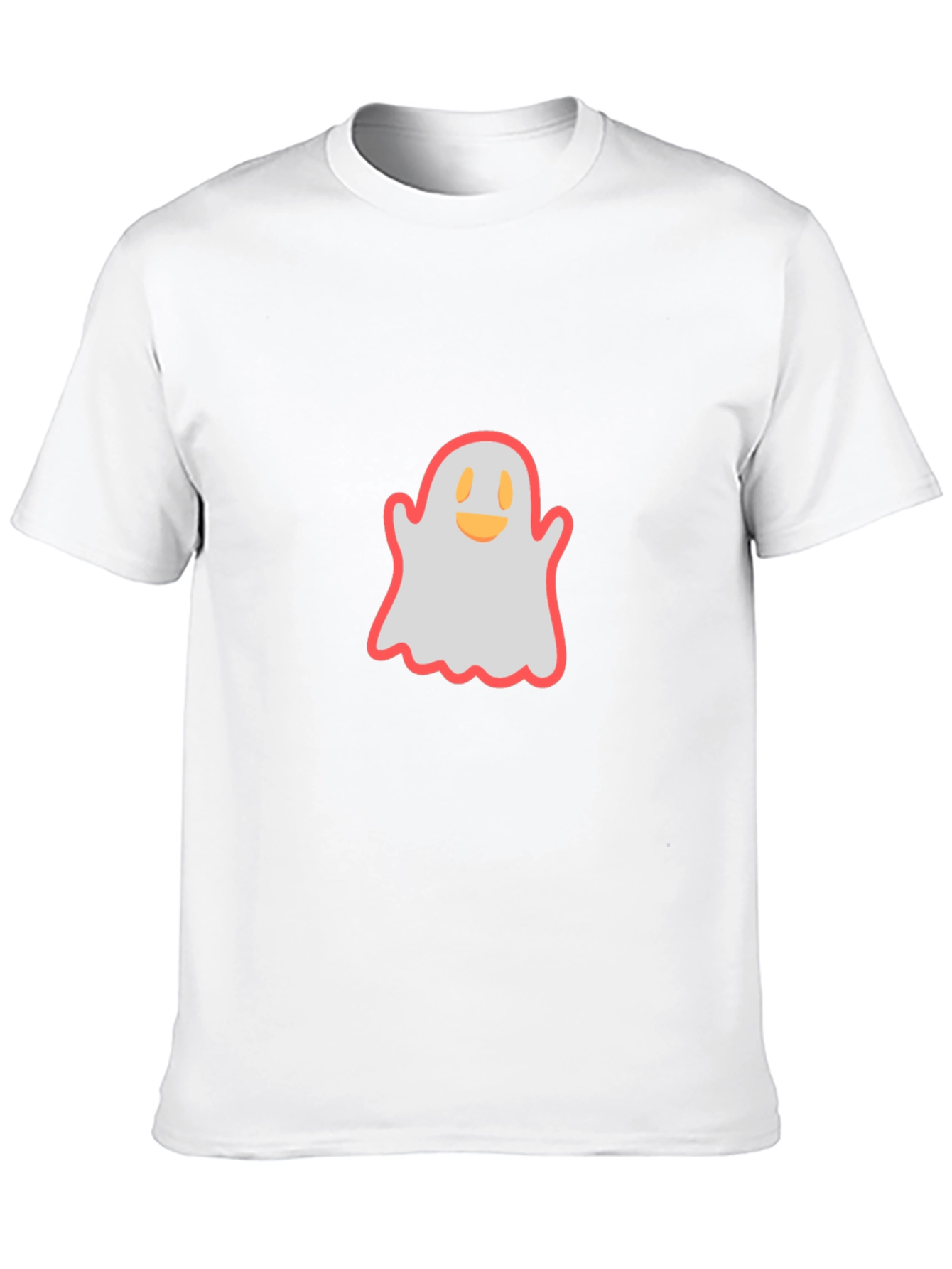 Ghost Graphic Black T-Shirt - Spooky Season Style