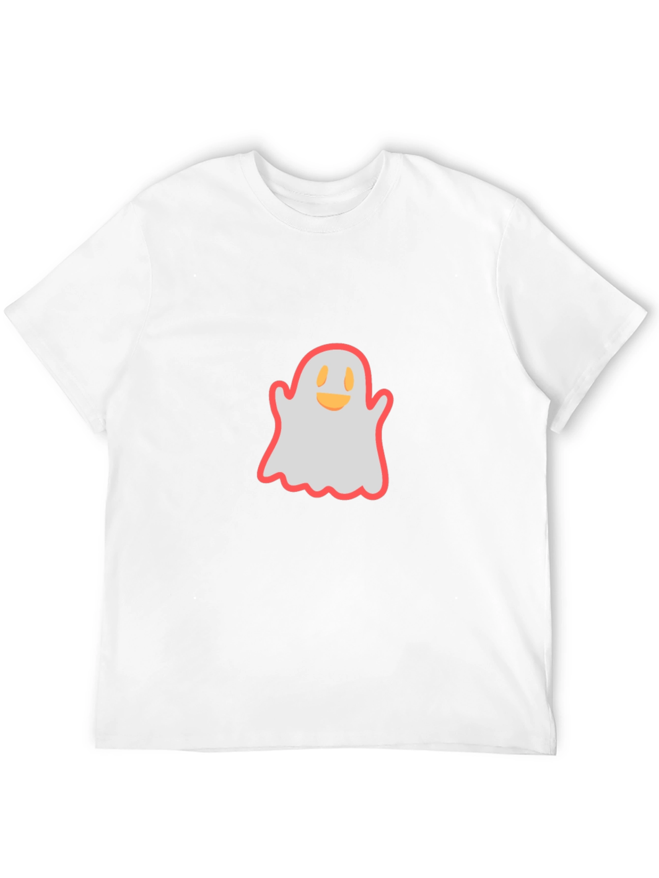 Ghost Graphic Black T-Shirt - Spooky Season Style