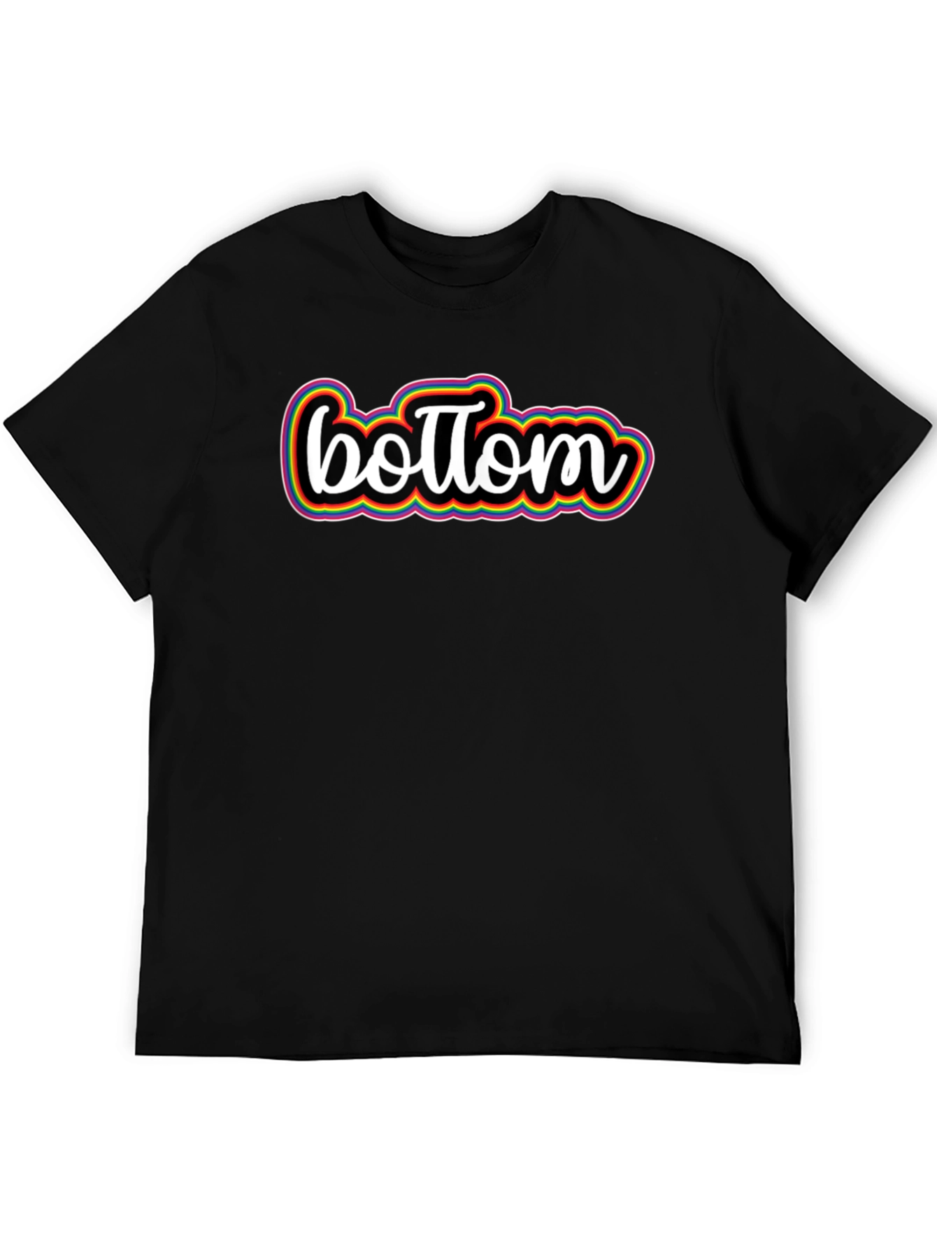 Bottom Pride Rainbow Graphic Tee