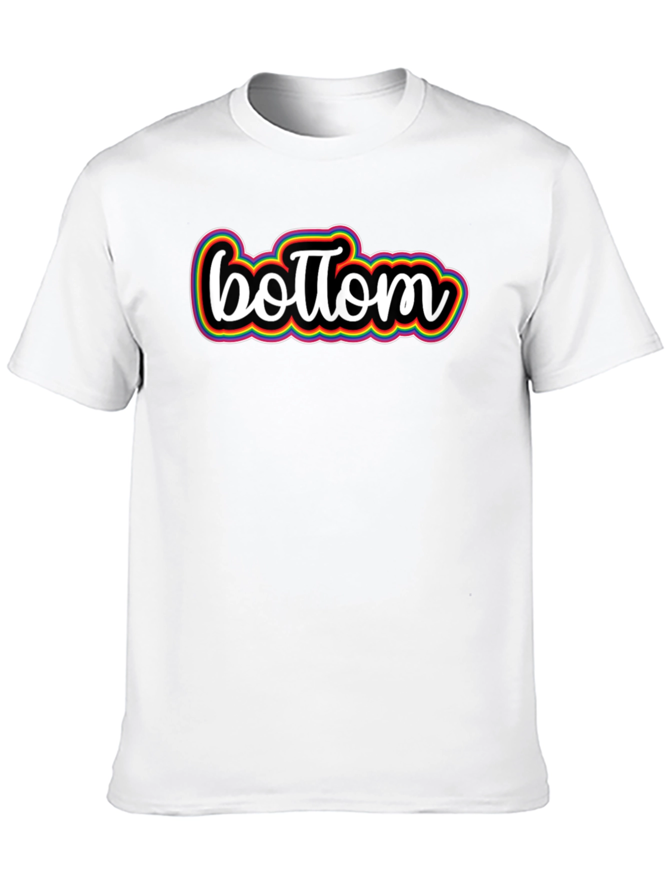 Bottom Pride Rainbow Graphic Tee