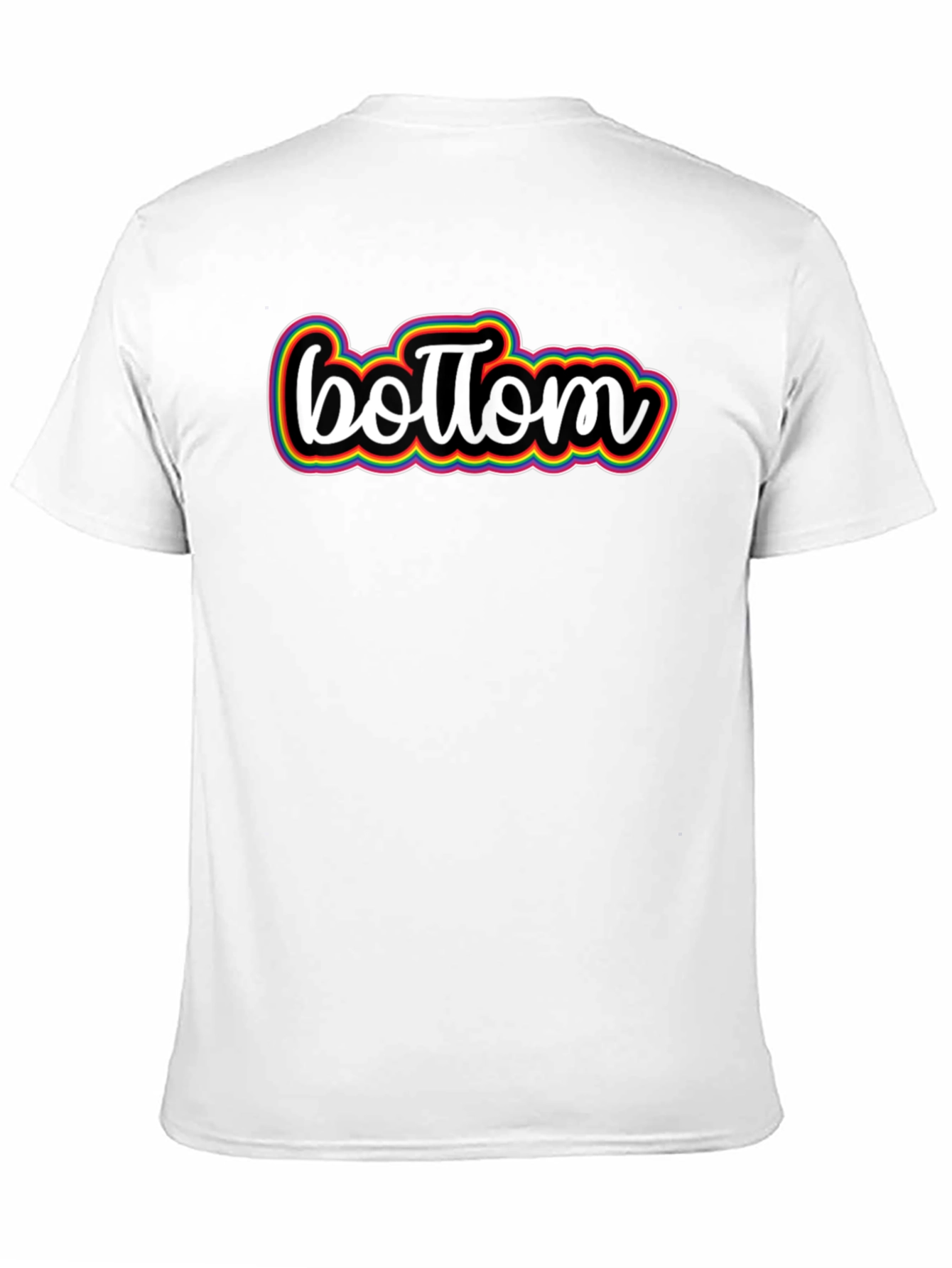 Bottom Pride Rainbow Graphic Tee