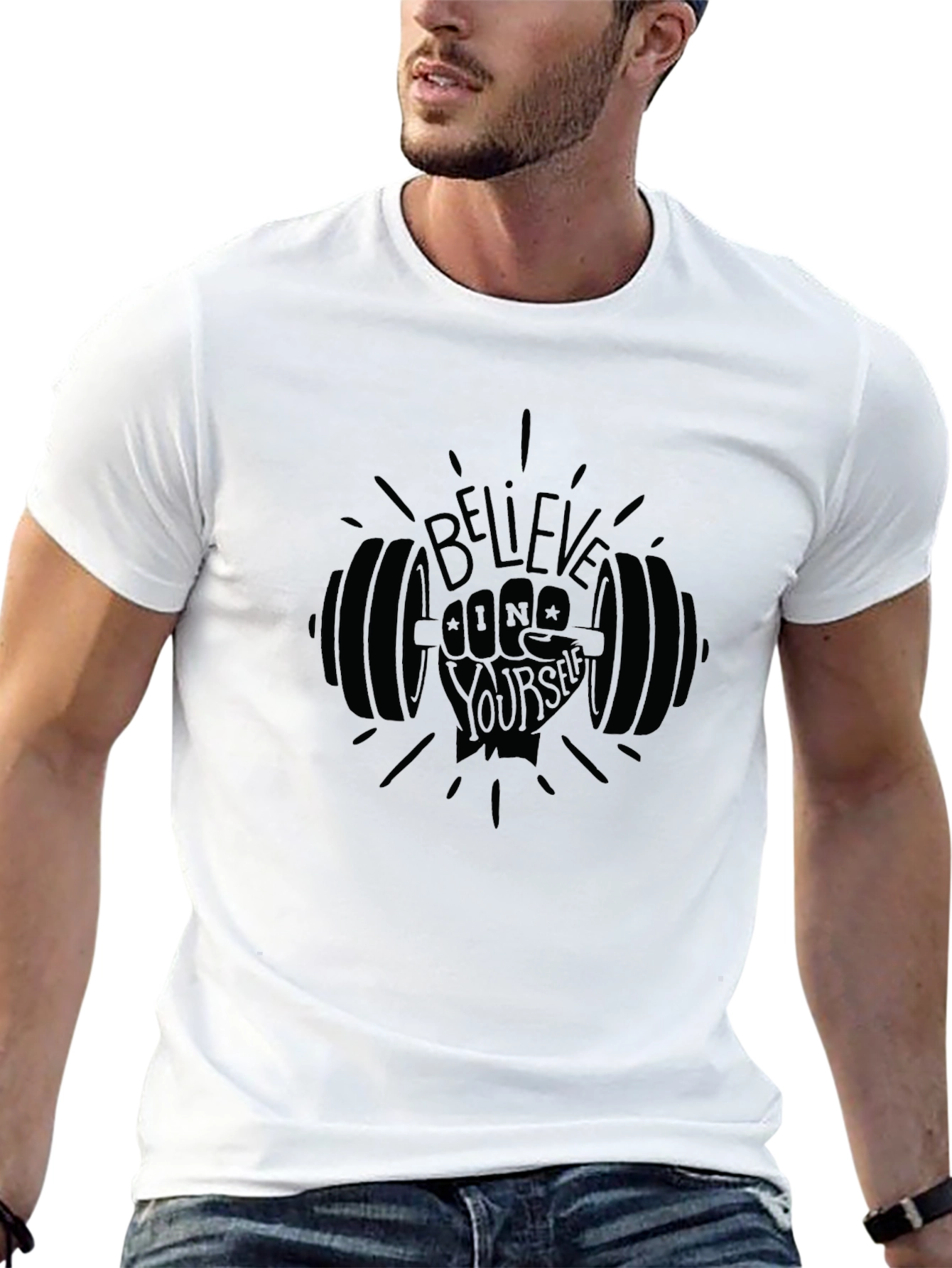 Believe In Yourself - Black T-Shirt