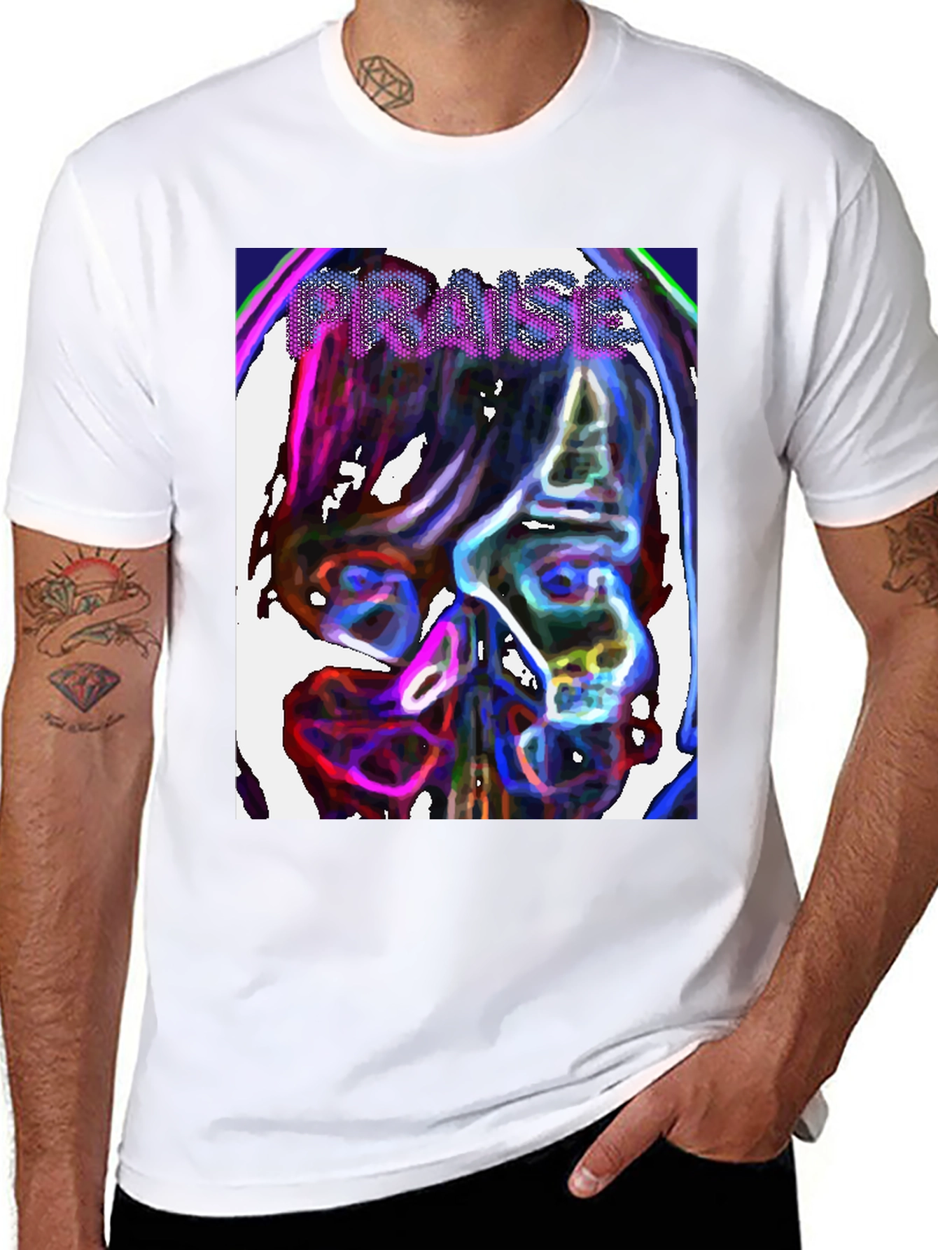 Abstract Praise Graphic T-Shirt
