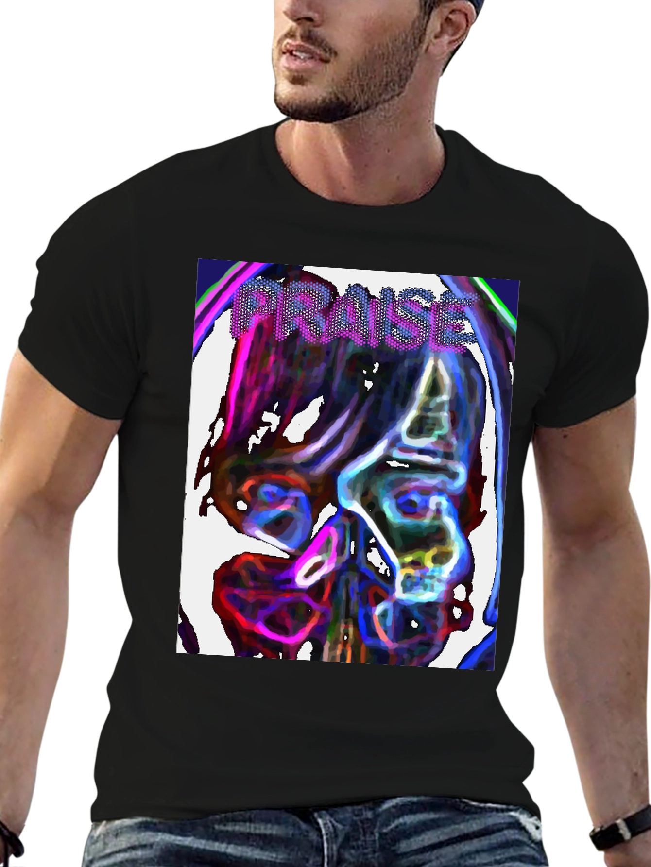 Abstract Praise Graphic T-Shirt
