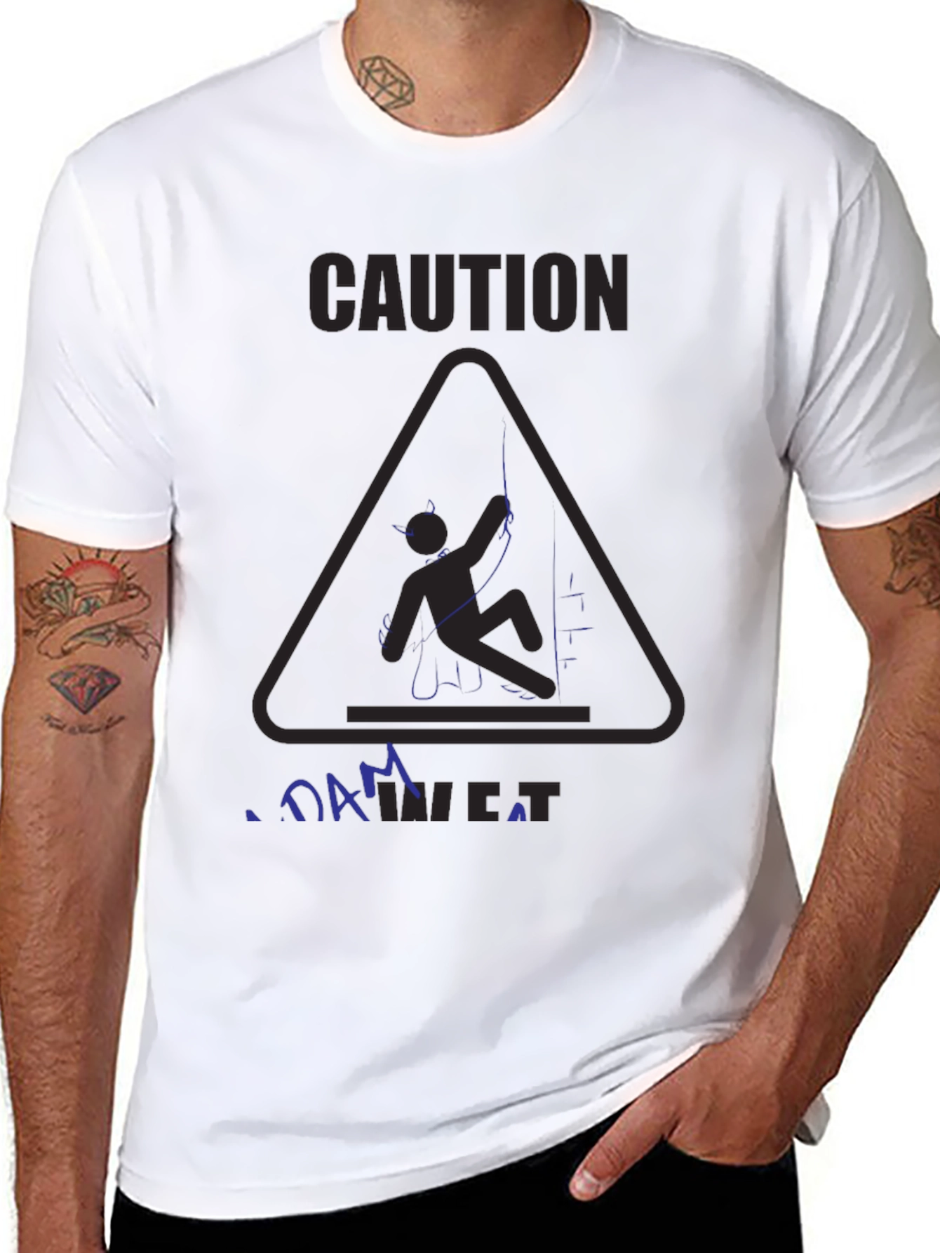 Caution Dam Devil Climbing T-Shirt