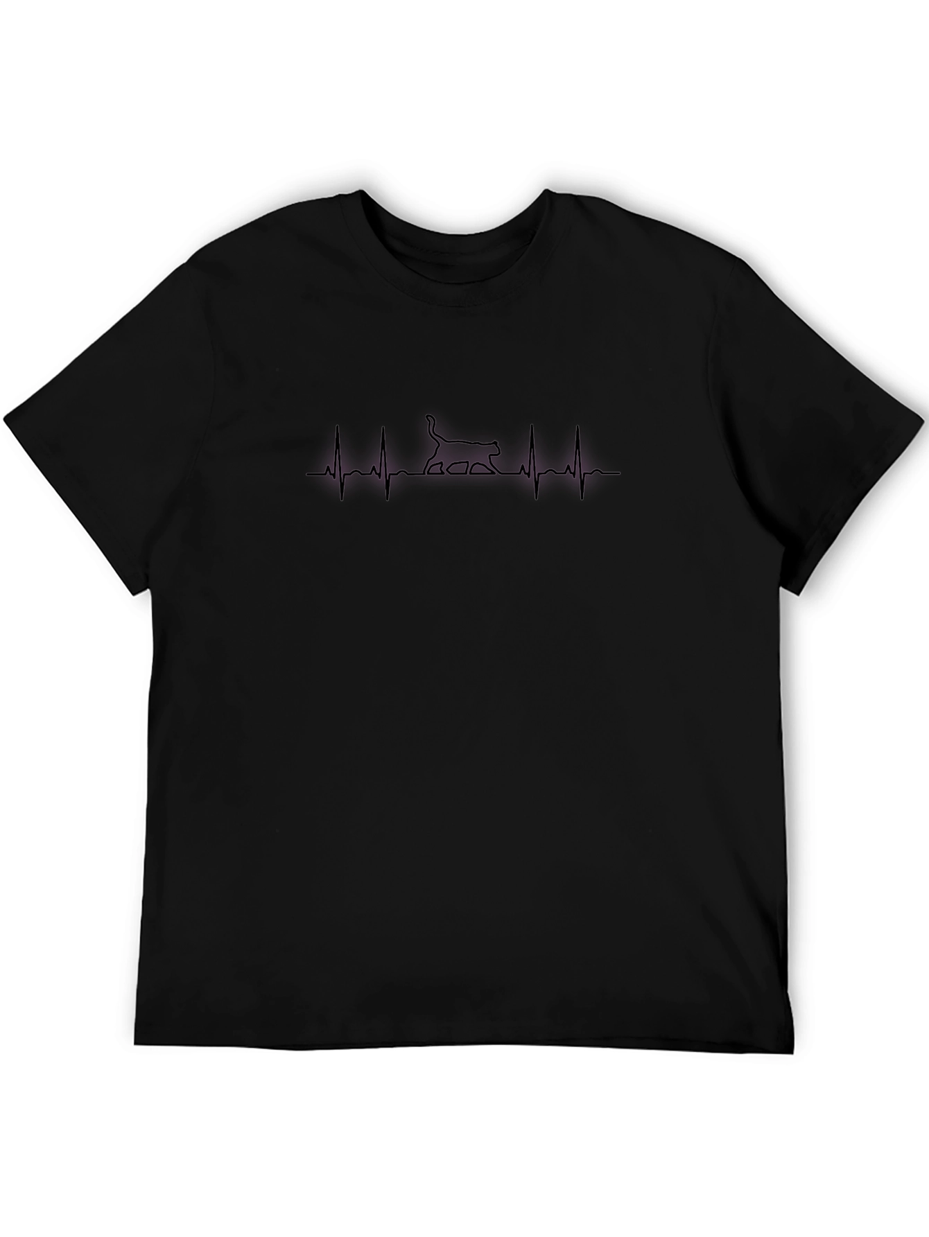 Cat Heartbeat T-Shirt - Purrfect for Cat Lovers!