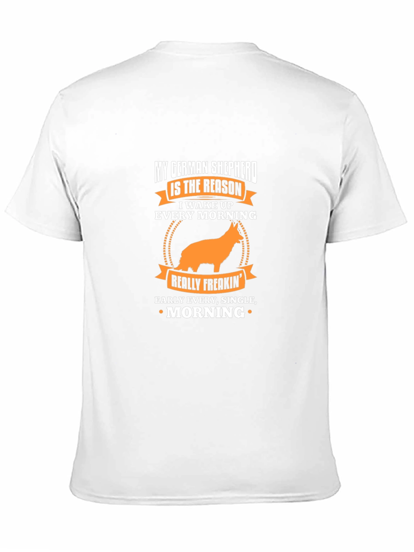 German Shepherd Wake Up T-Shirt - Black