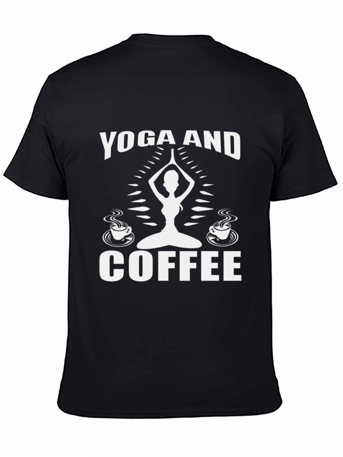 Yoga and Coffee Graphic T-Shirt