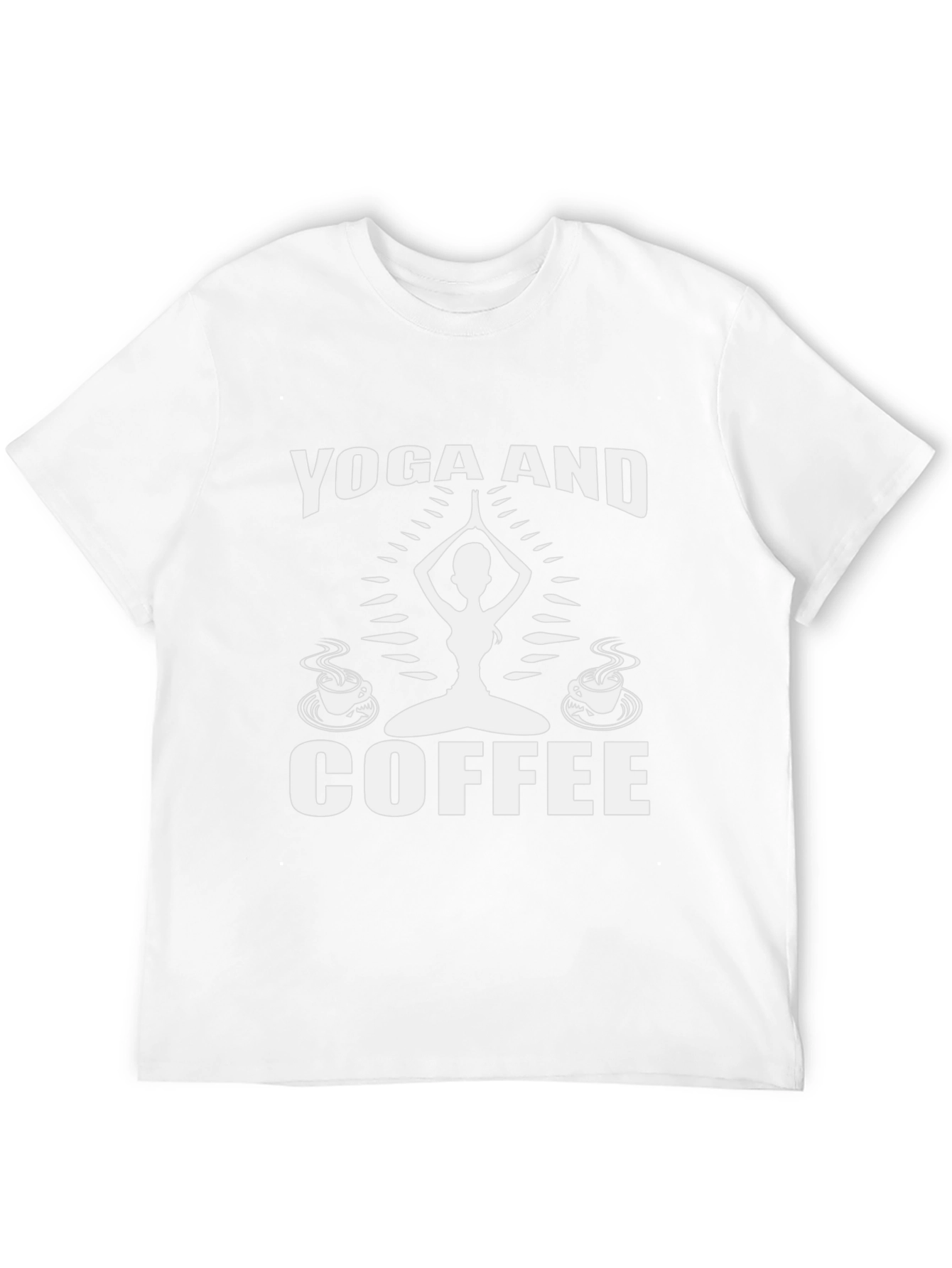 Yoga and Coffee Graphic T-Shirt