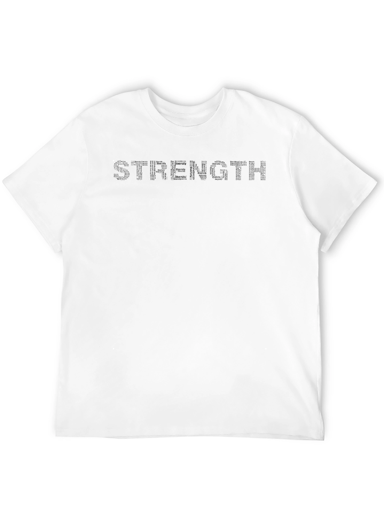 Black Strength T-Shirt - Motivational Gym Wear