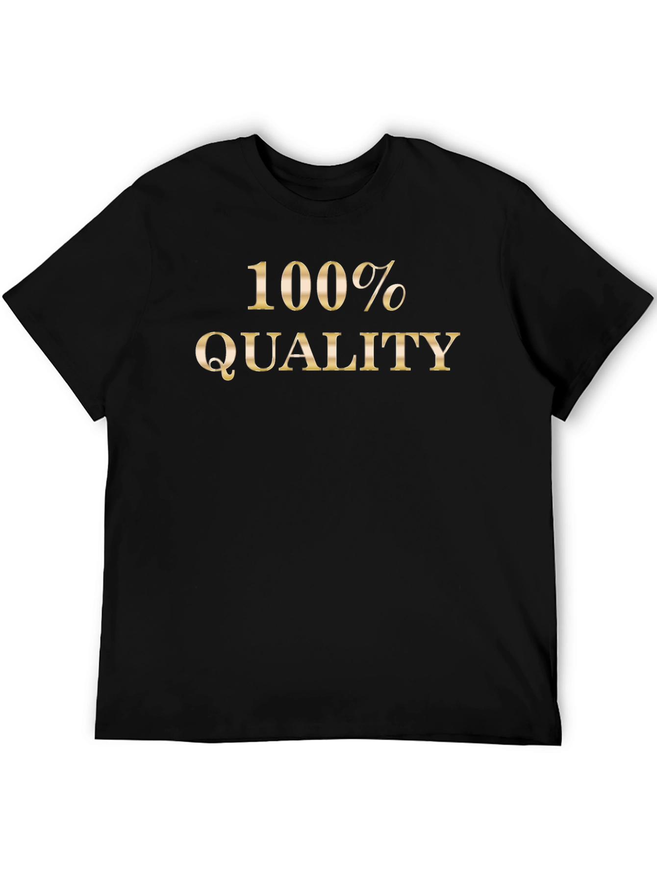 100% Quality Black T-Shirt