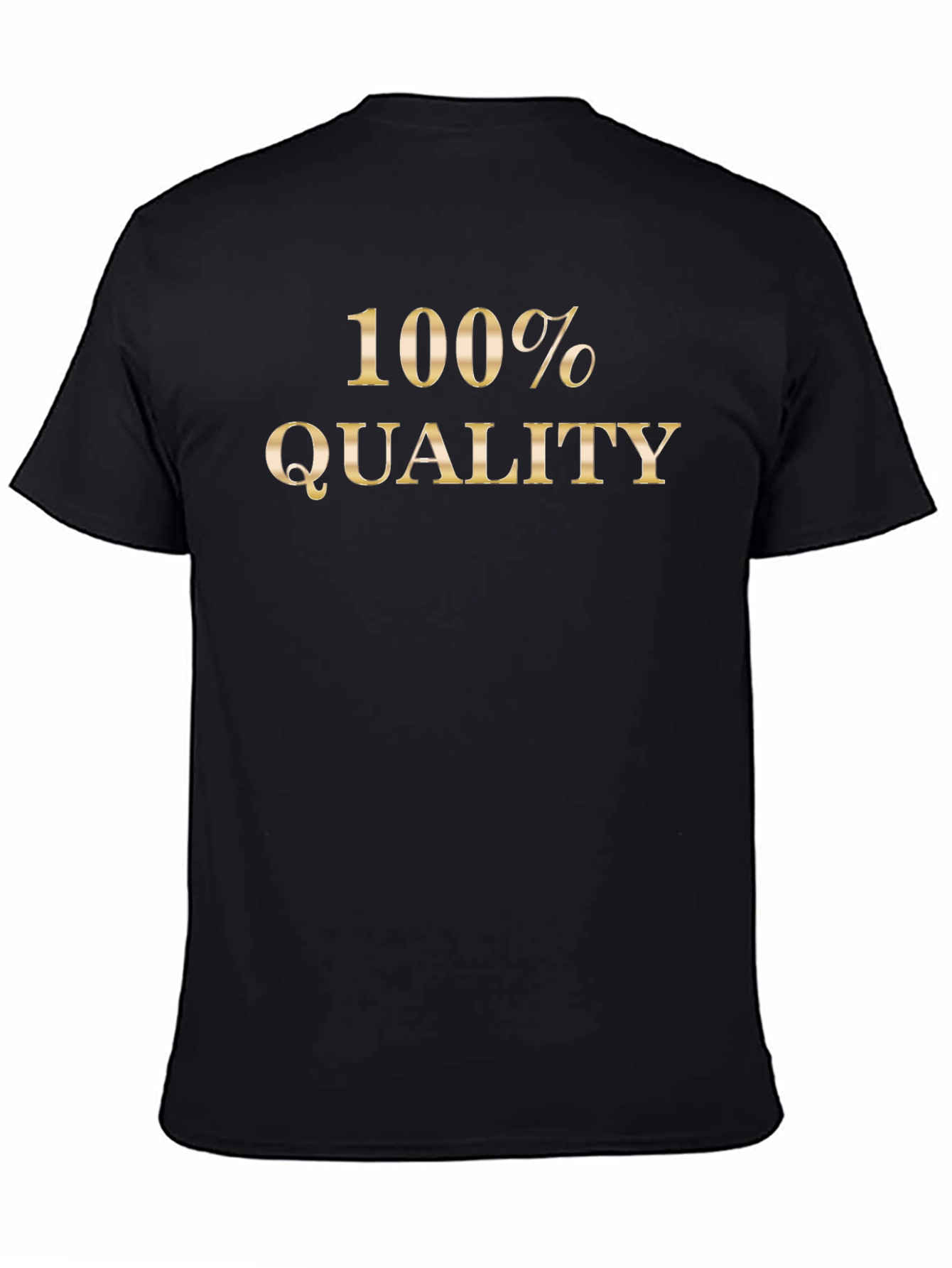 100% Quality Black T-Shirt