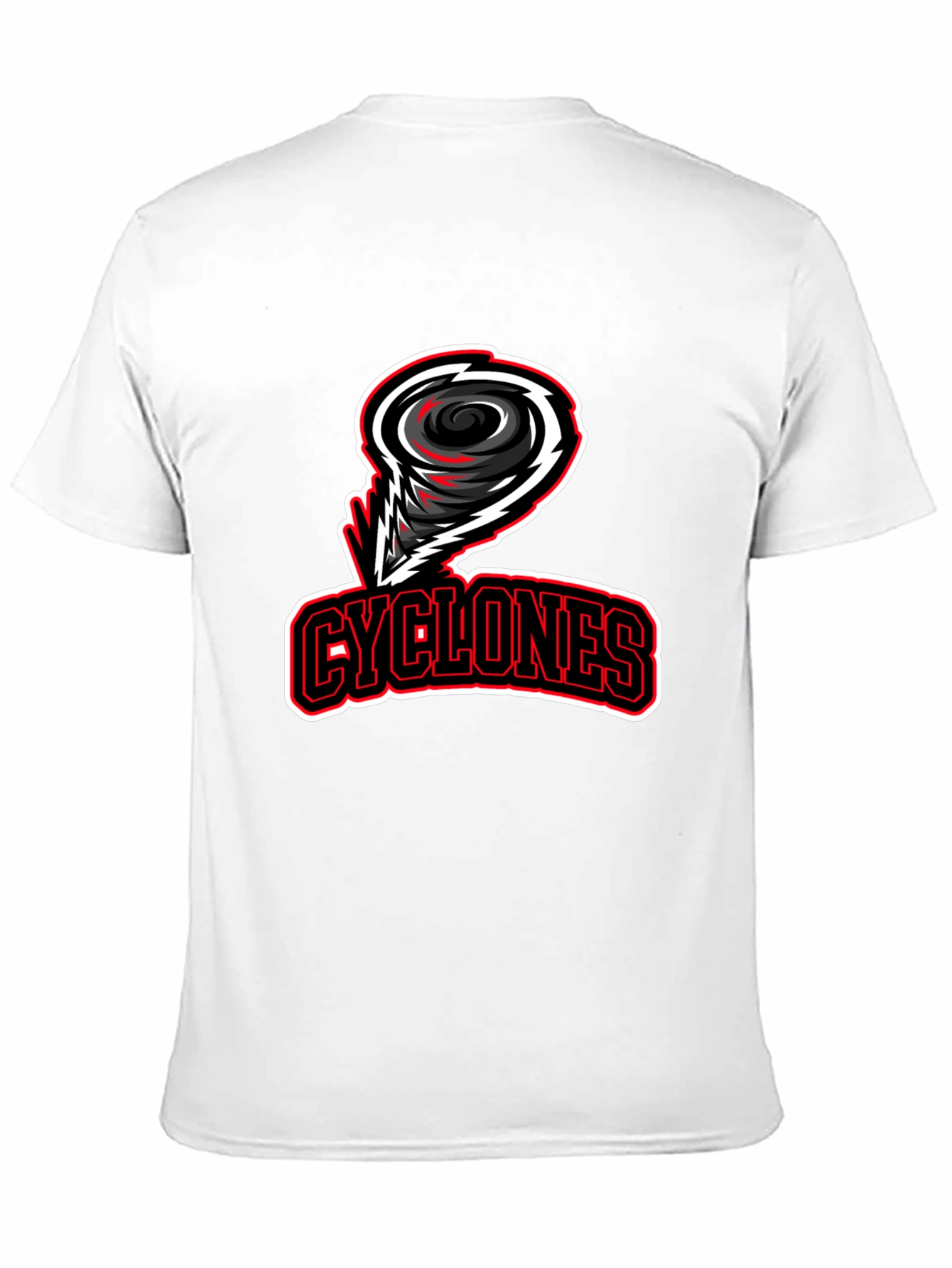 Cyclones Black T-Shirt - Sports Team Graphic Tee