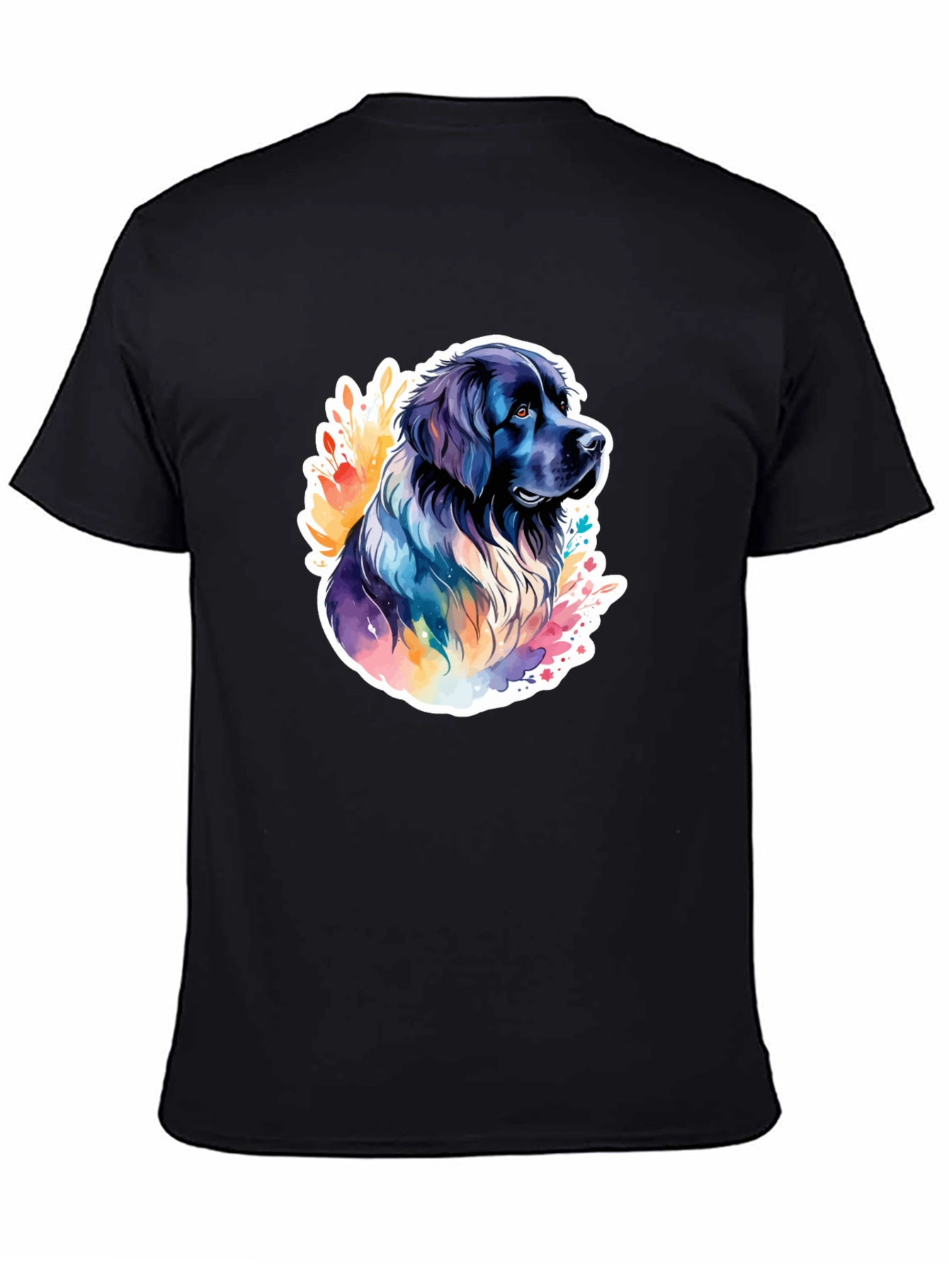 Dog Watercolor Graphic T-Shirt
