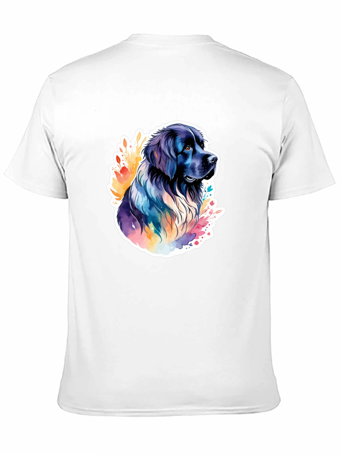 Dog Watercolor Graphic T-Shirt