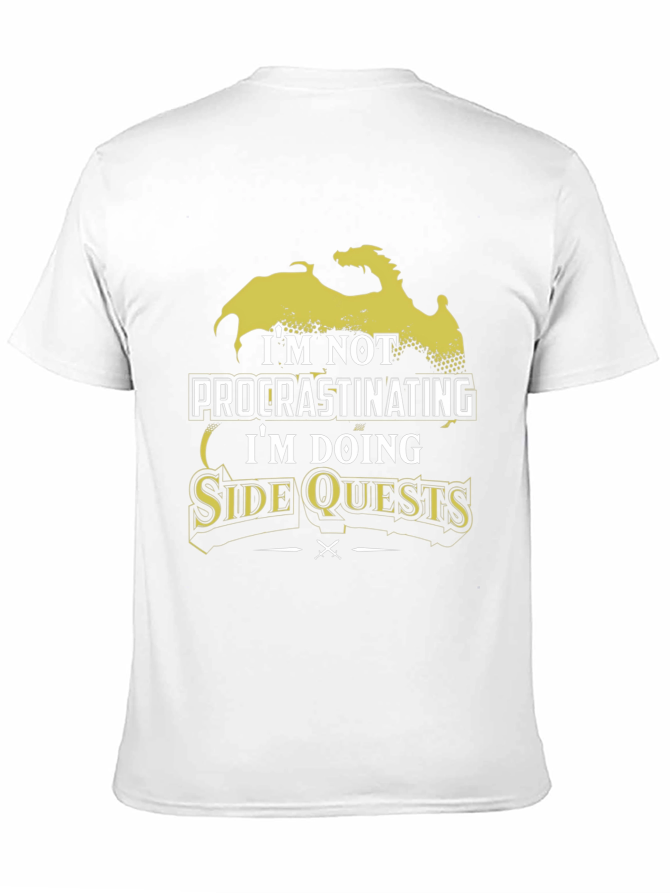 Side Quests Black Graphic T-Shirt