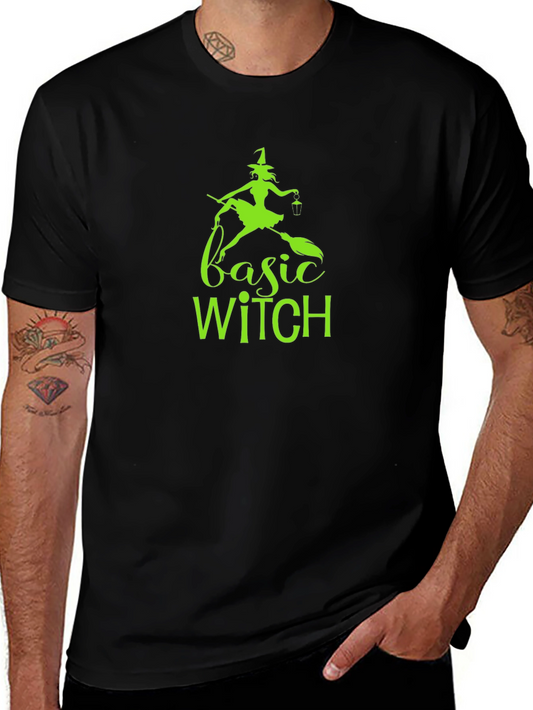 Basic Witch Graphic Tee - Halloween Shirt