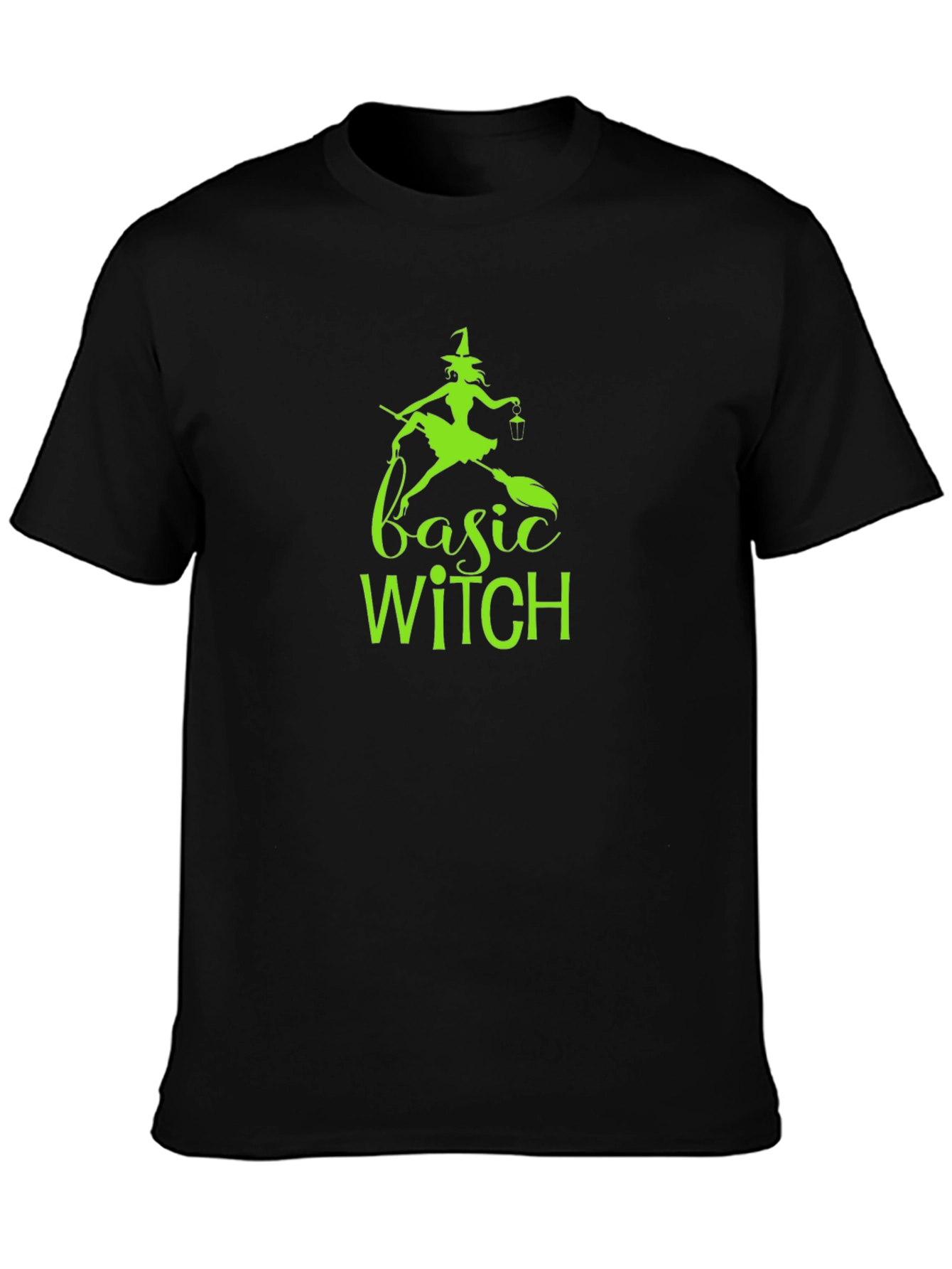Basic Witch Graphic Tee - Halloween Shirt