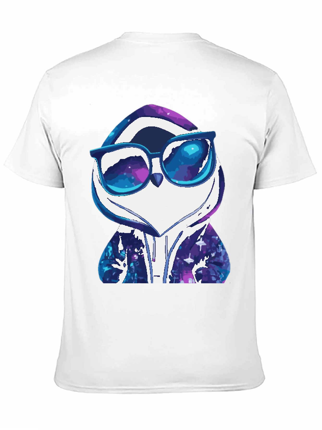 Cool Penguin Galaxy Hoodie T-Shirt
