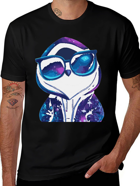 Cool Penguin Galaxy Hoodie T-Shirt