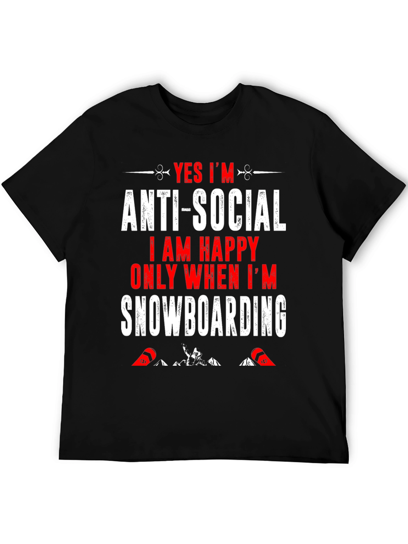 Anti-Social Snowboarding T-Shirt