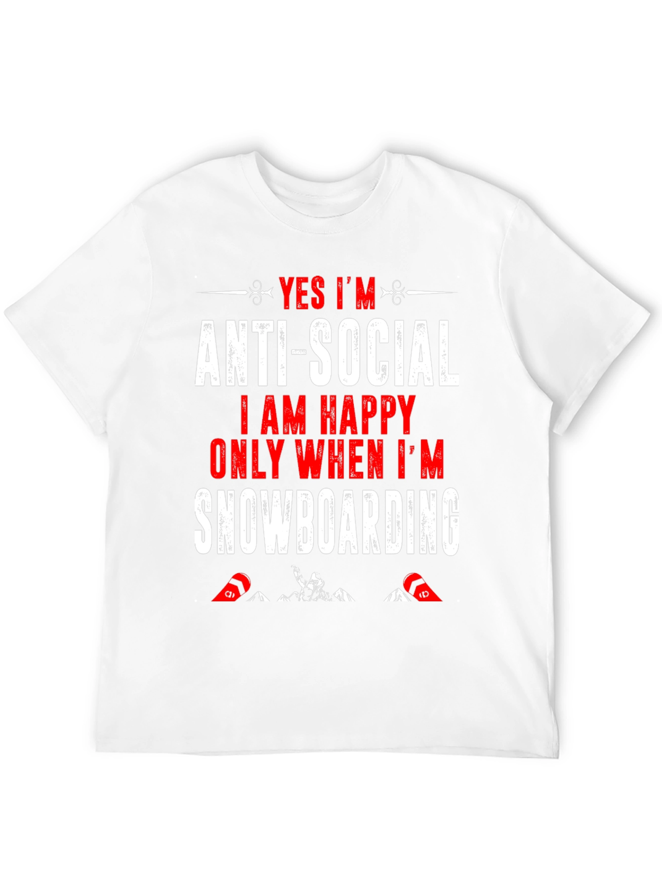Anti-Social Snowboarding T-Shirt