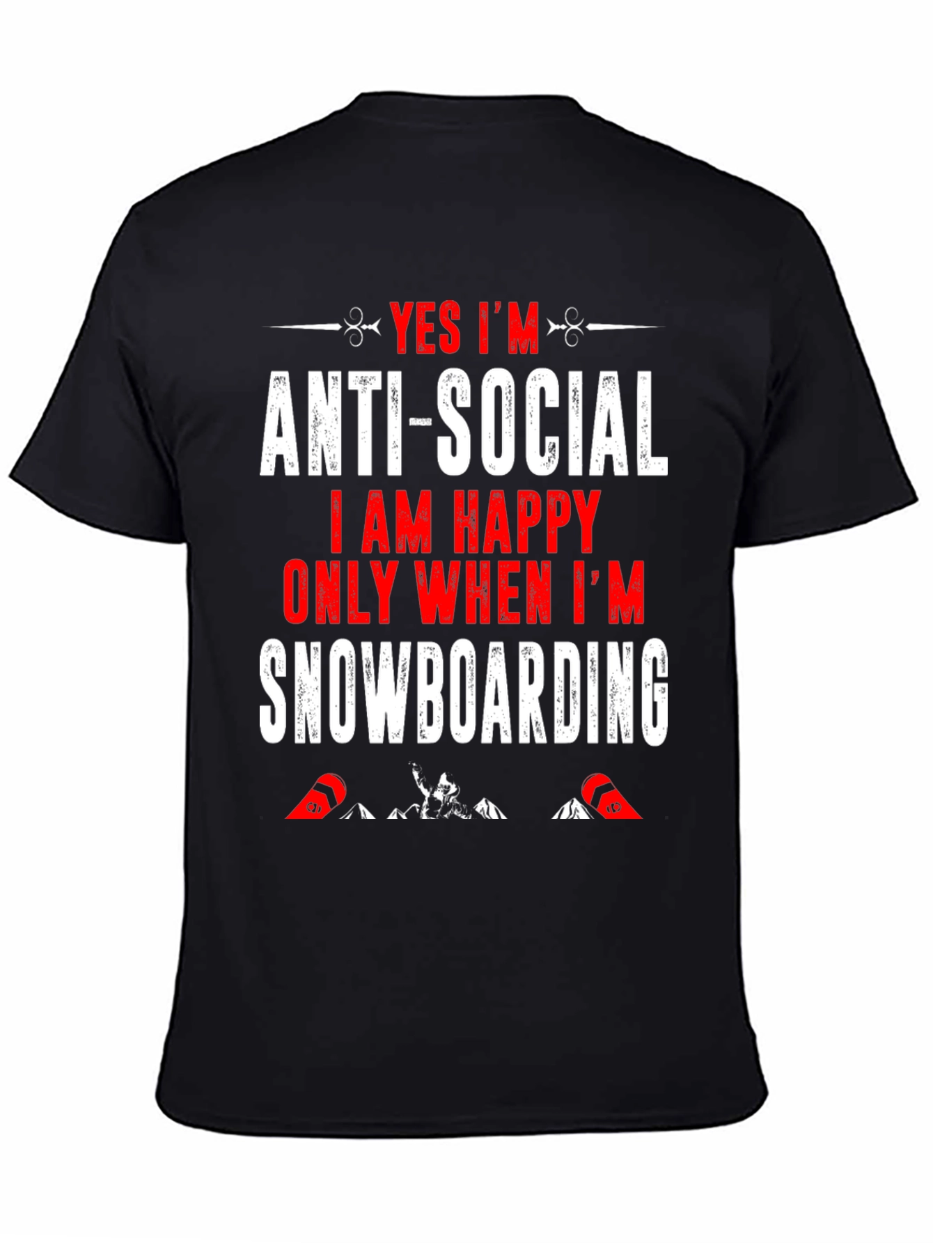 Anti-Social Snowboarding T-Shirt