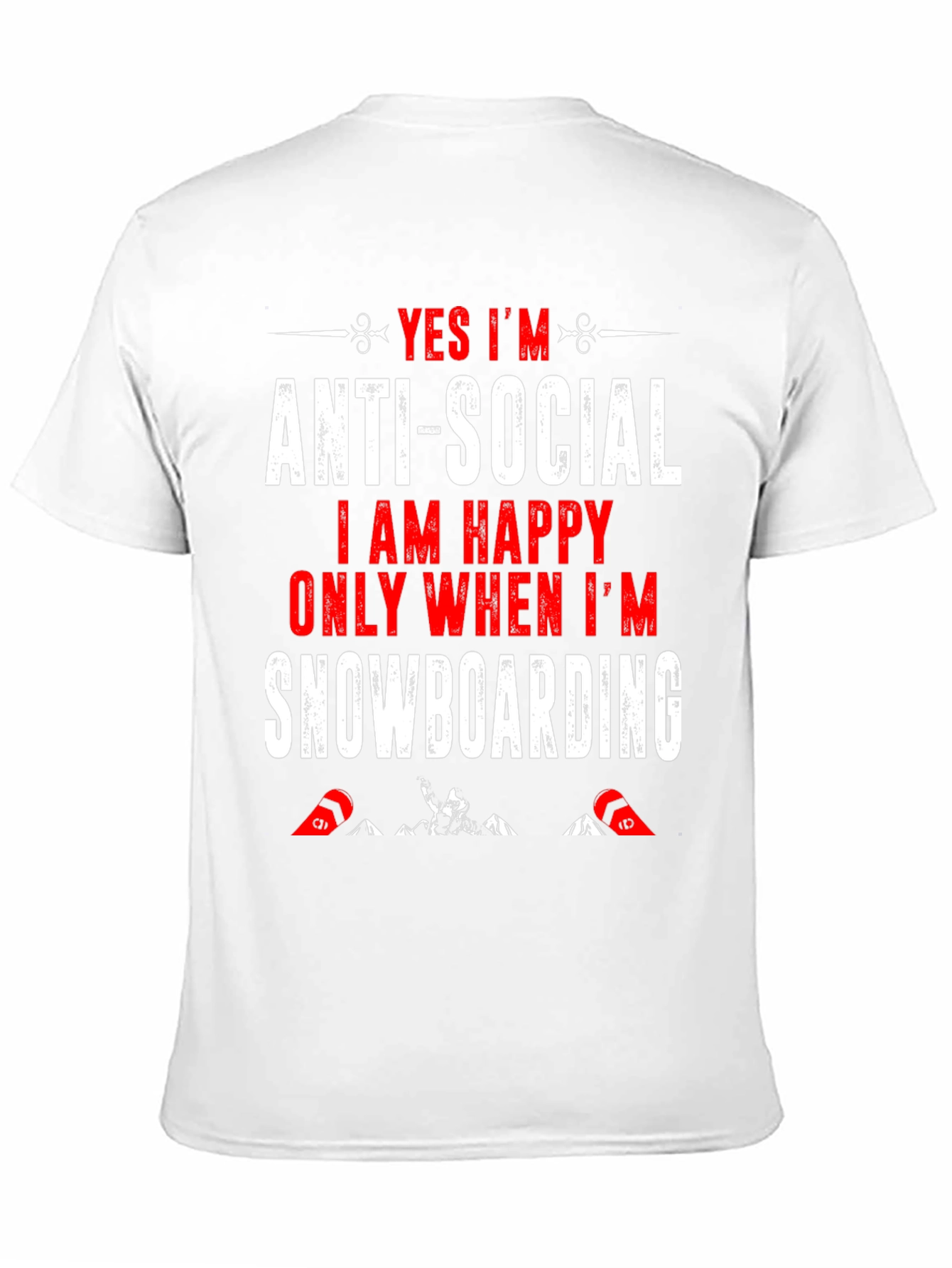 Anti-Social Snowboarding T-Shirt
