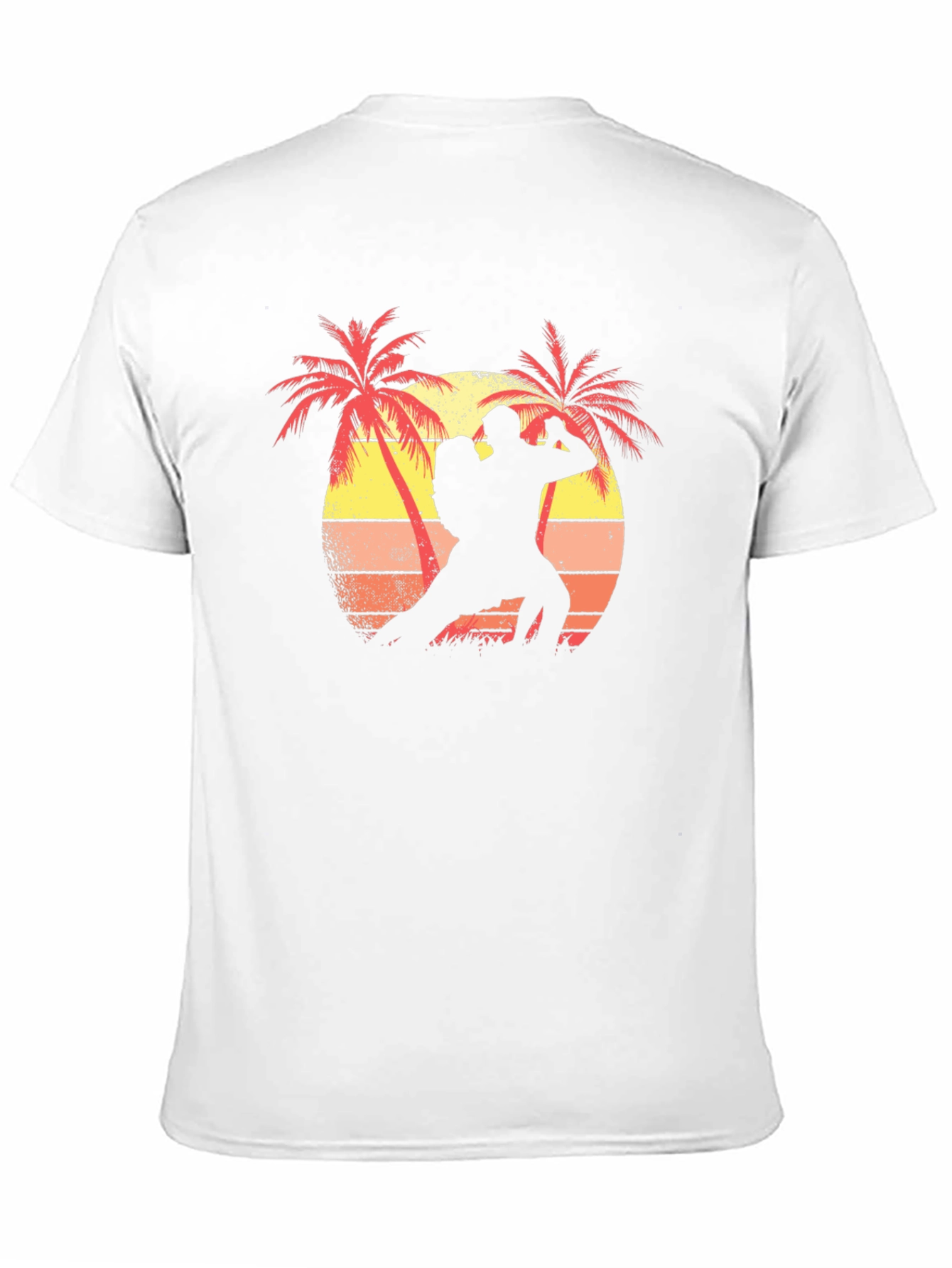 Retro Sunset Dancer Graphic T-Shirt