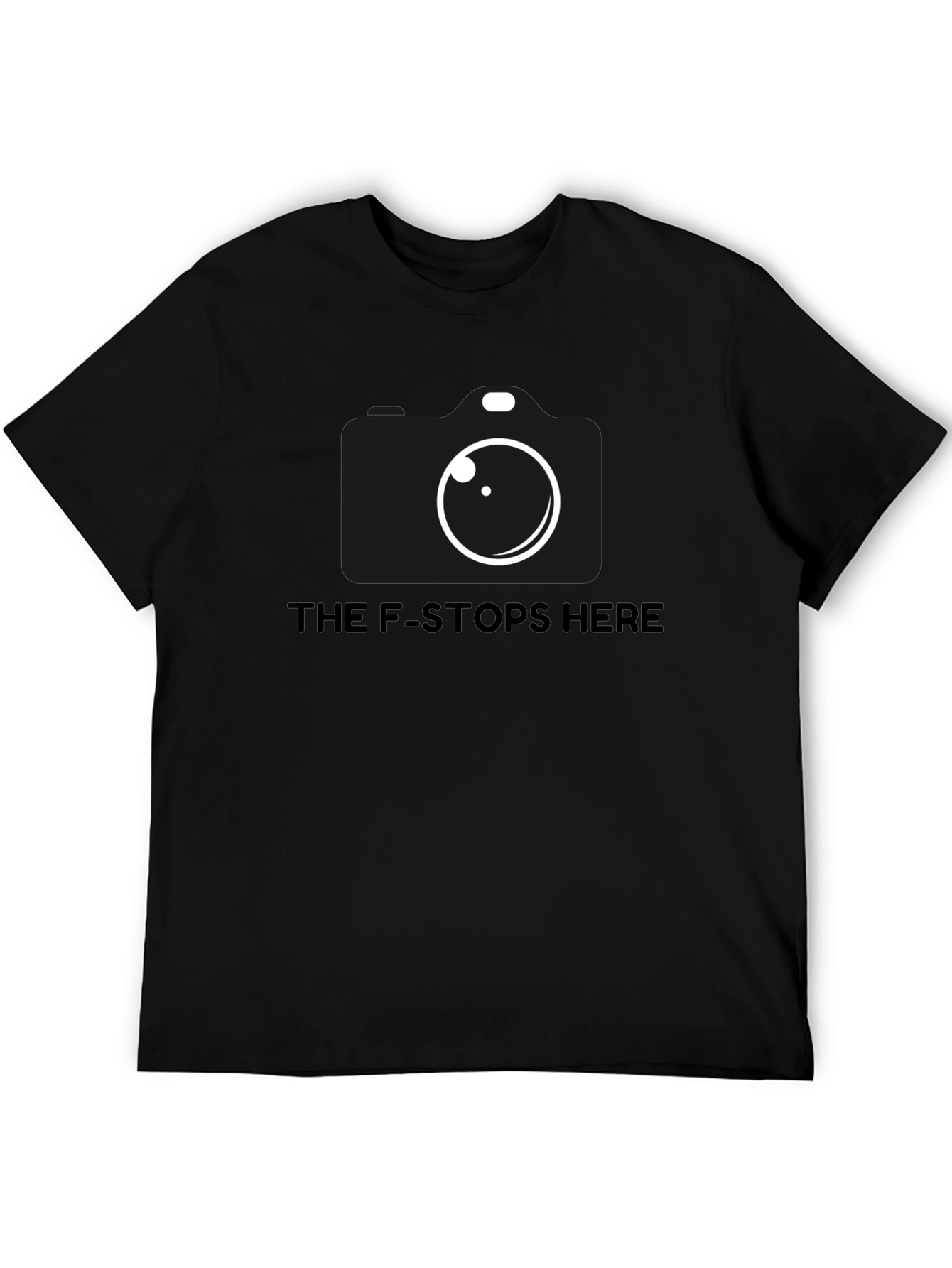 The F-Stops Here Camera Graphic Tee