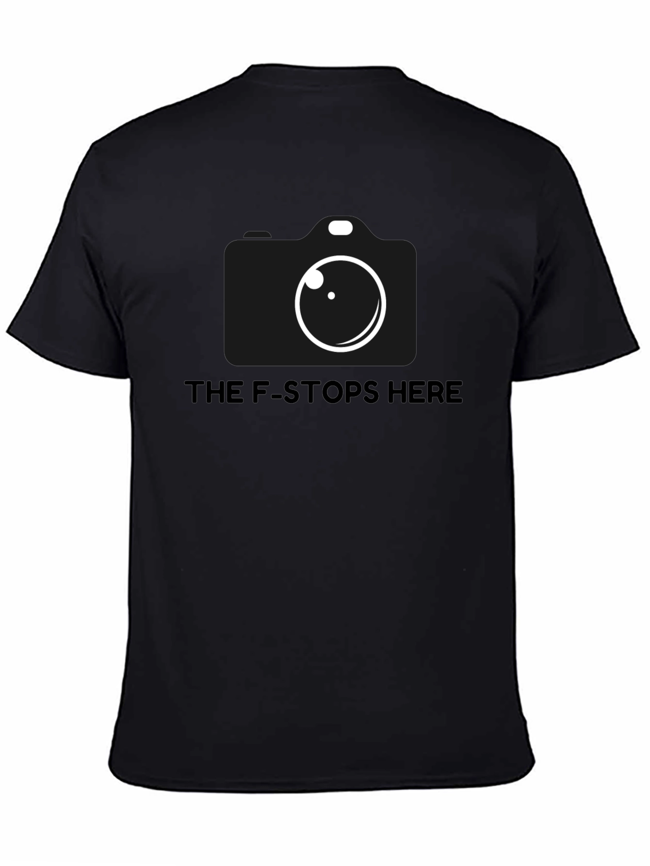 The F-Stops Here Camera Graphic Tee