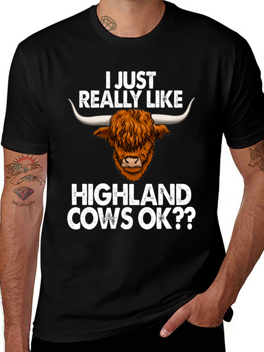 Highland Cow Lover T-Shirt - Unique Graphic Tee