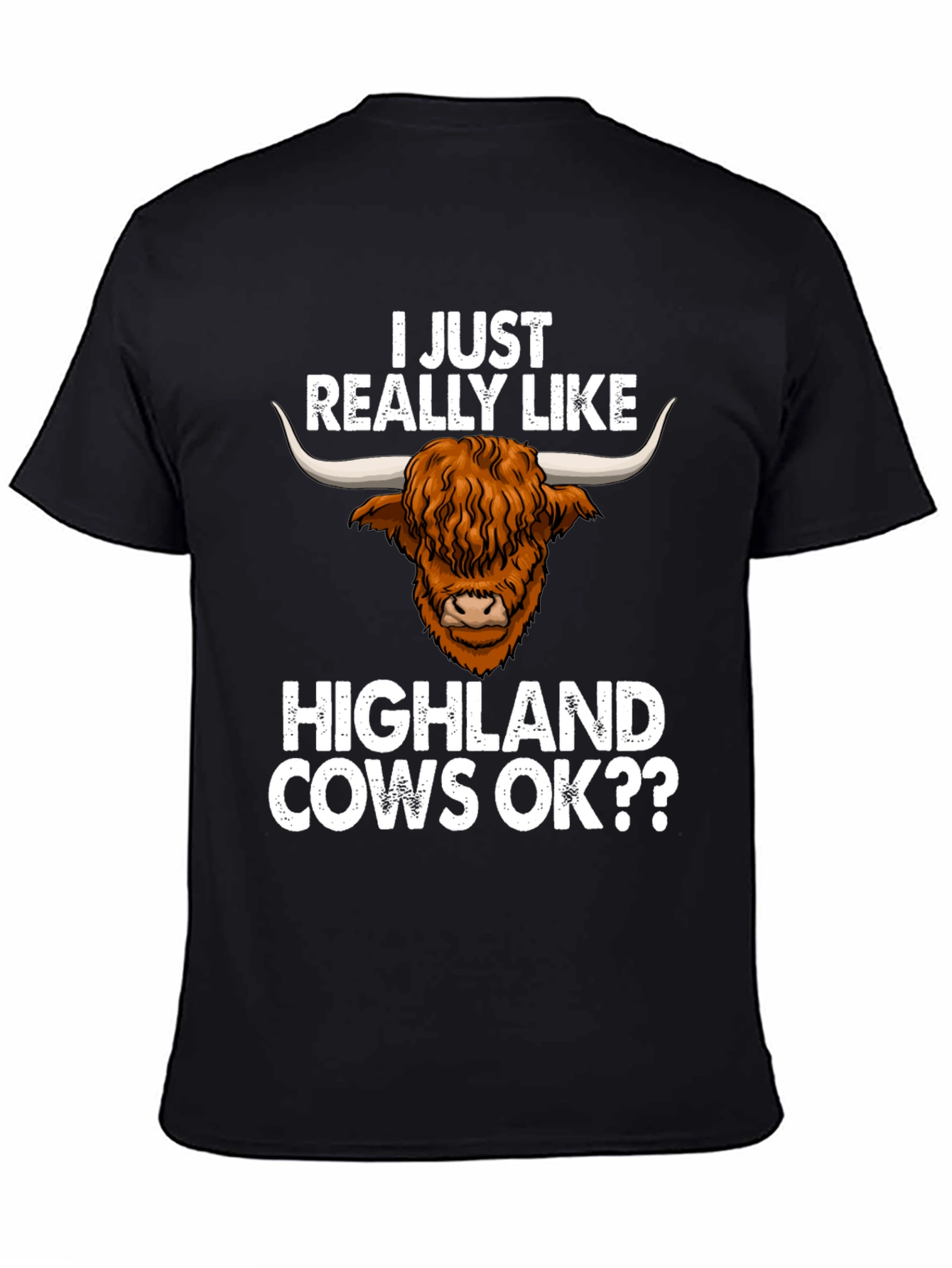 Highland Cow Lover T-Shirt - Unique Graphic Tee