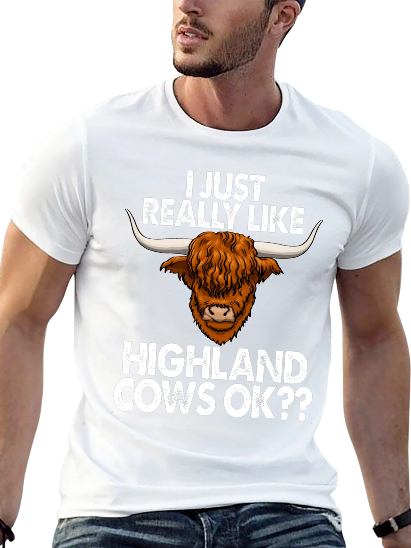 Highland Cow Lover T-Shirt - Unique Graphic Tee