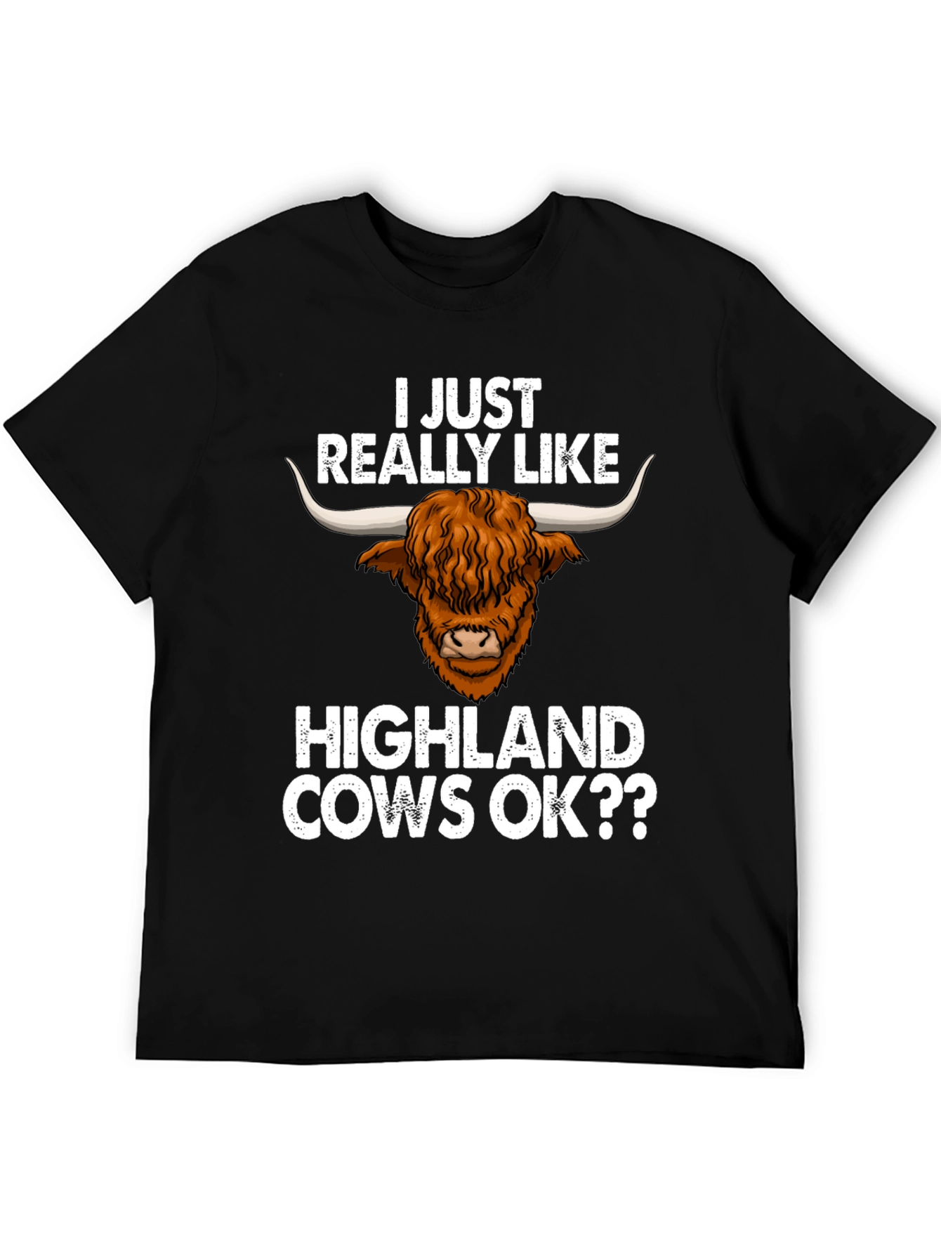Highland Cow Lover T-Shirt - Unique Graphic Tee