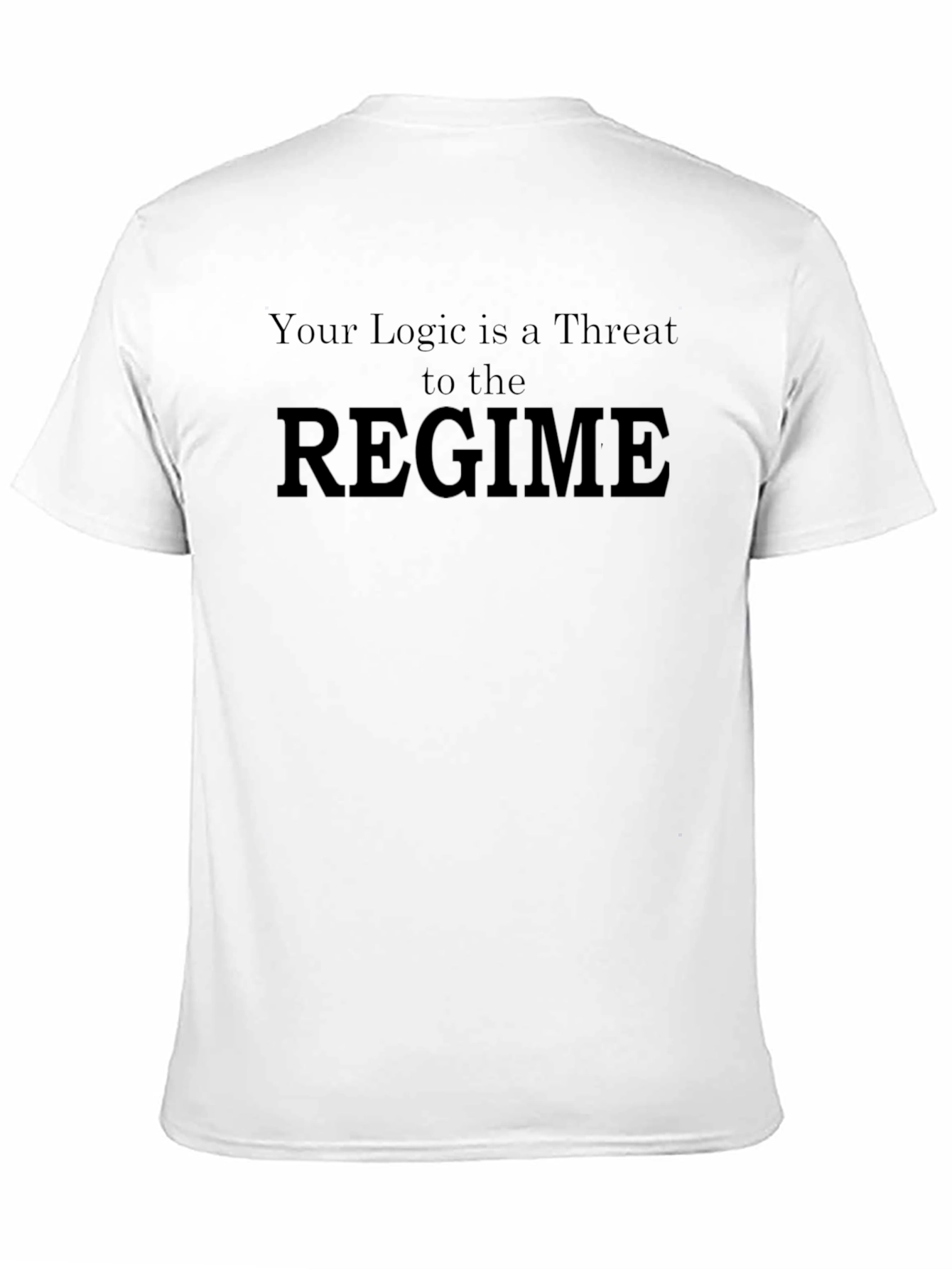 Logic Threat T-Shirt - Bold Statement Tee