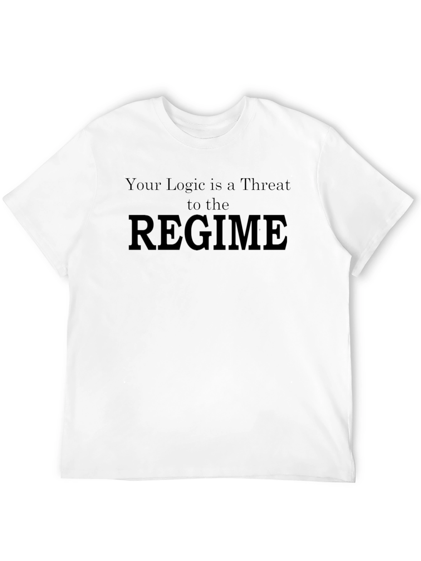 Logic Threat T-Shirt - Bold Statement Tee