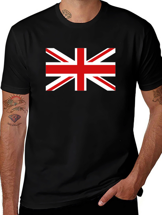 British Flag Graphic Black T-Shirt