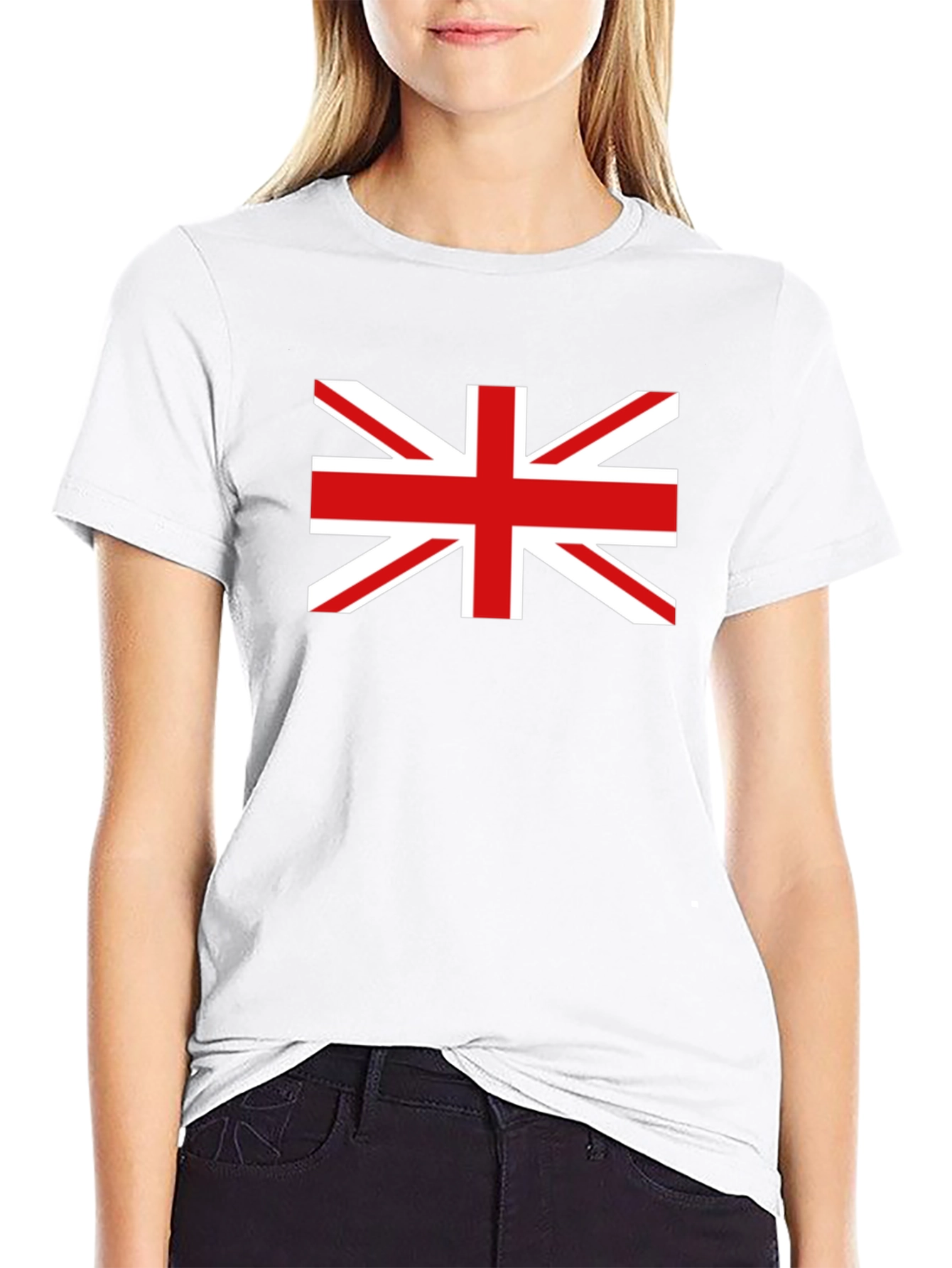 British Flag Graphic Black T-Shirt
