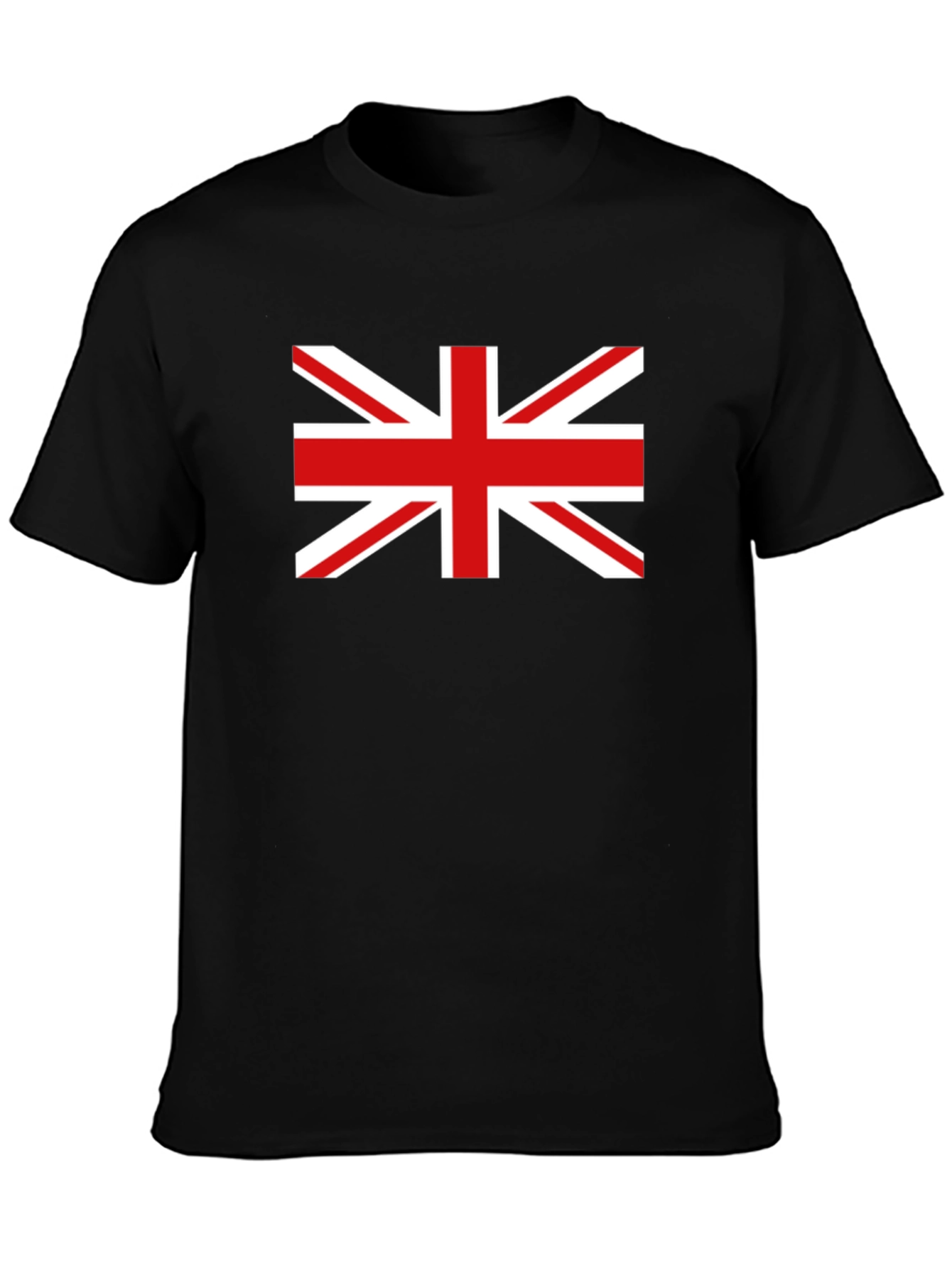 British Flag Graphic Black T-Shirt