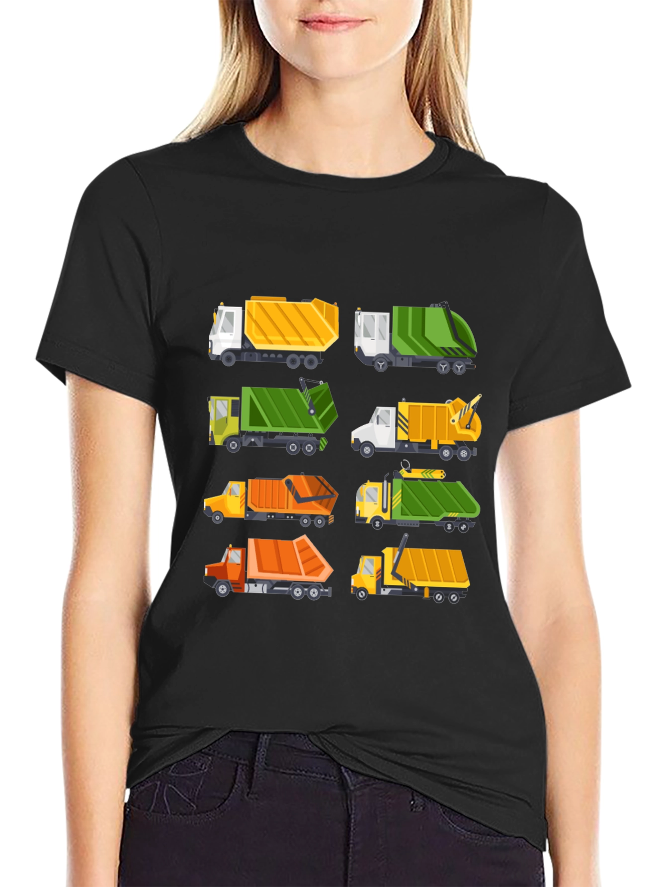 Garbage Truck T-Shirt - Fun Cartoon Trucks!