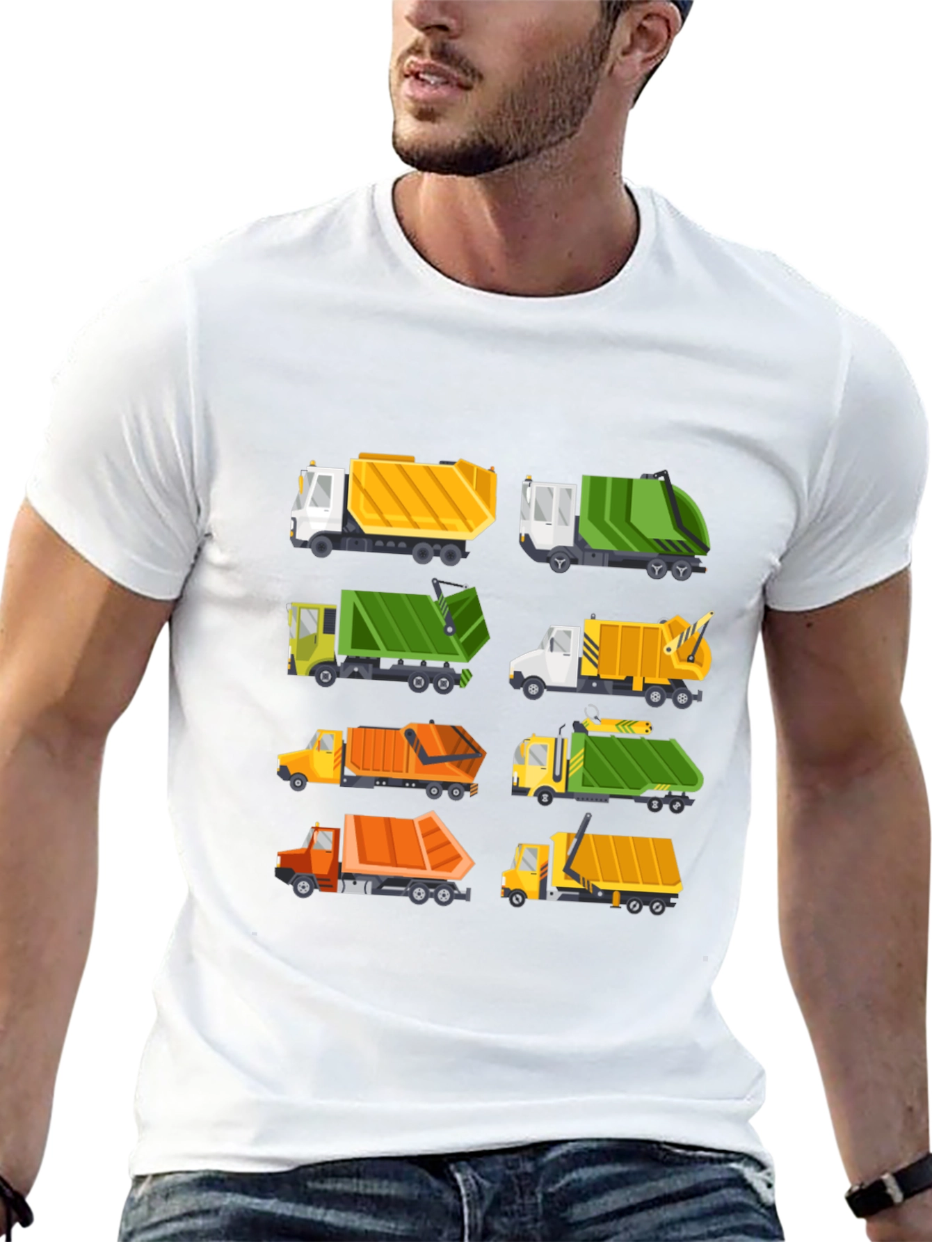 Garbage Truck T-Shirt - Fun Cartoon Trucks!