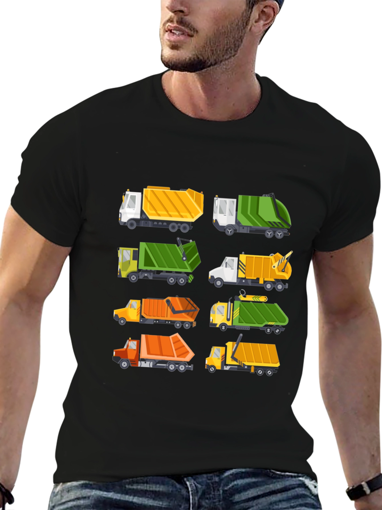 Garbage Truck T-Shirt - Fun Cartoon Trucks!
