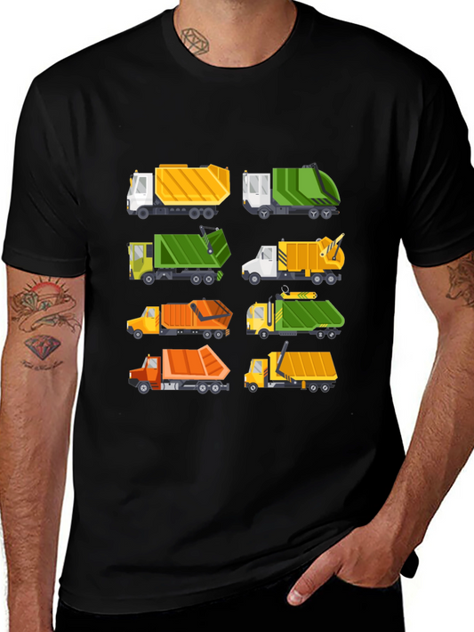 Garbage Truck T-Shirt - Fun Cartoon Trucks!