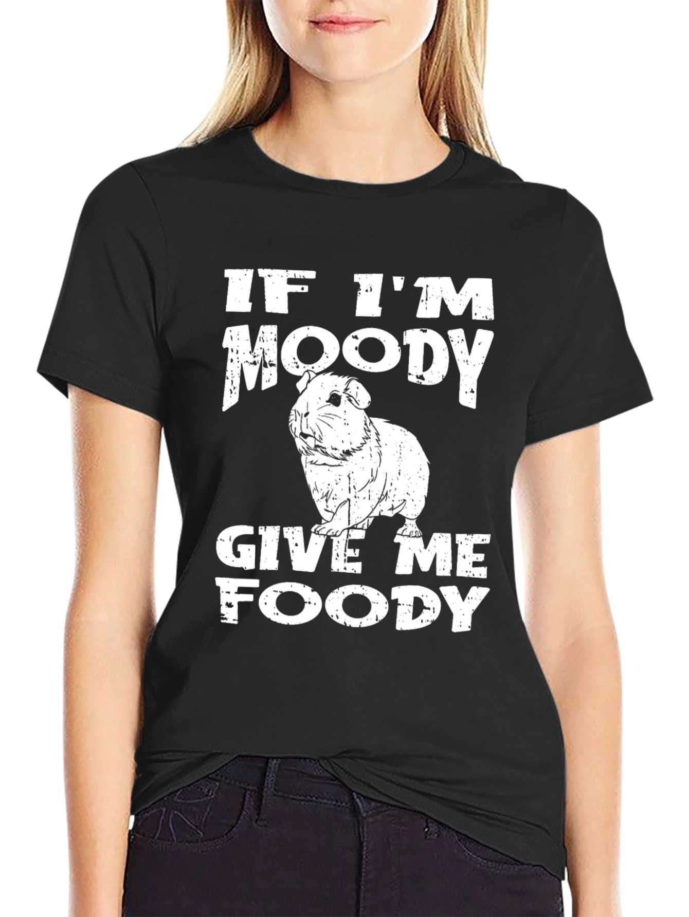Moody Guinea Pig Graphic Tee