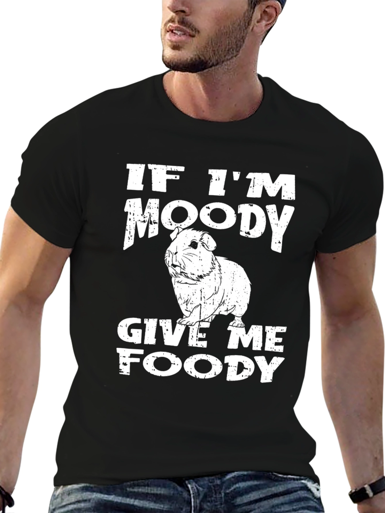 Moody Guinea Pig Graphic Tee