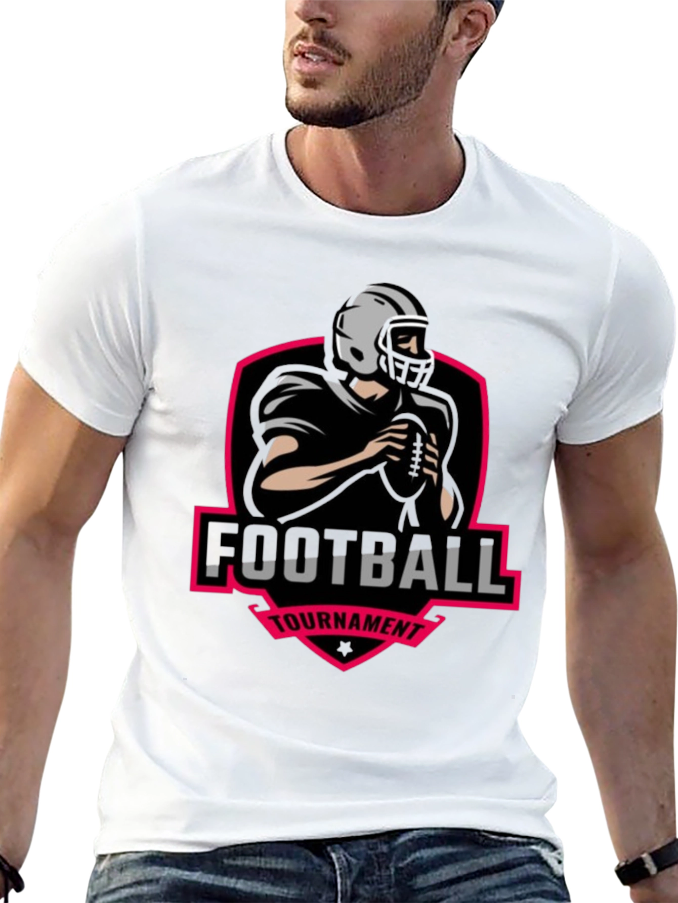 Football Tournament Graphic Tee
