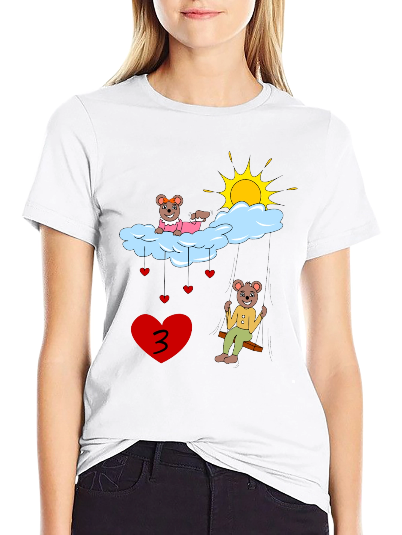 Cute Bear 3rd Birthday T-Shirt